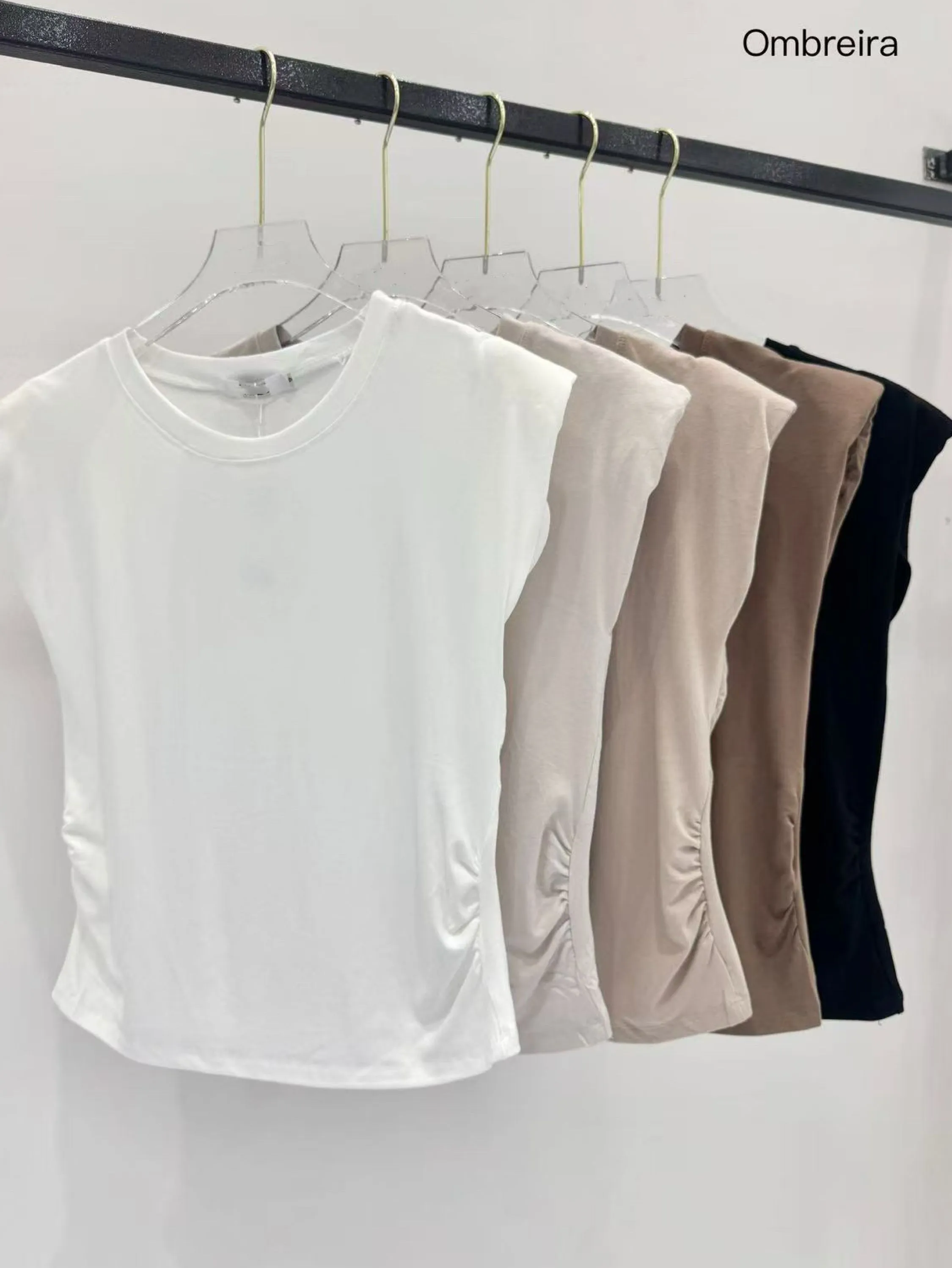 Blusa algudao malha macio novidade linda