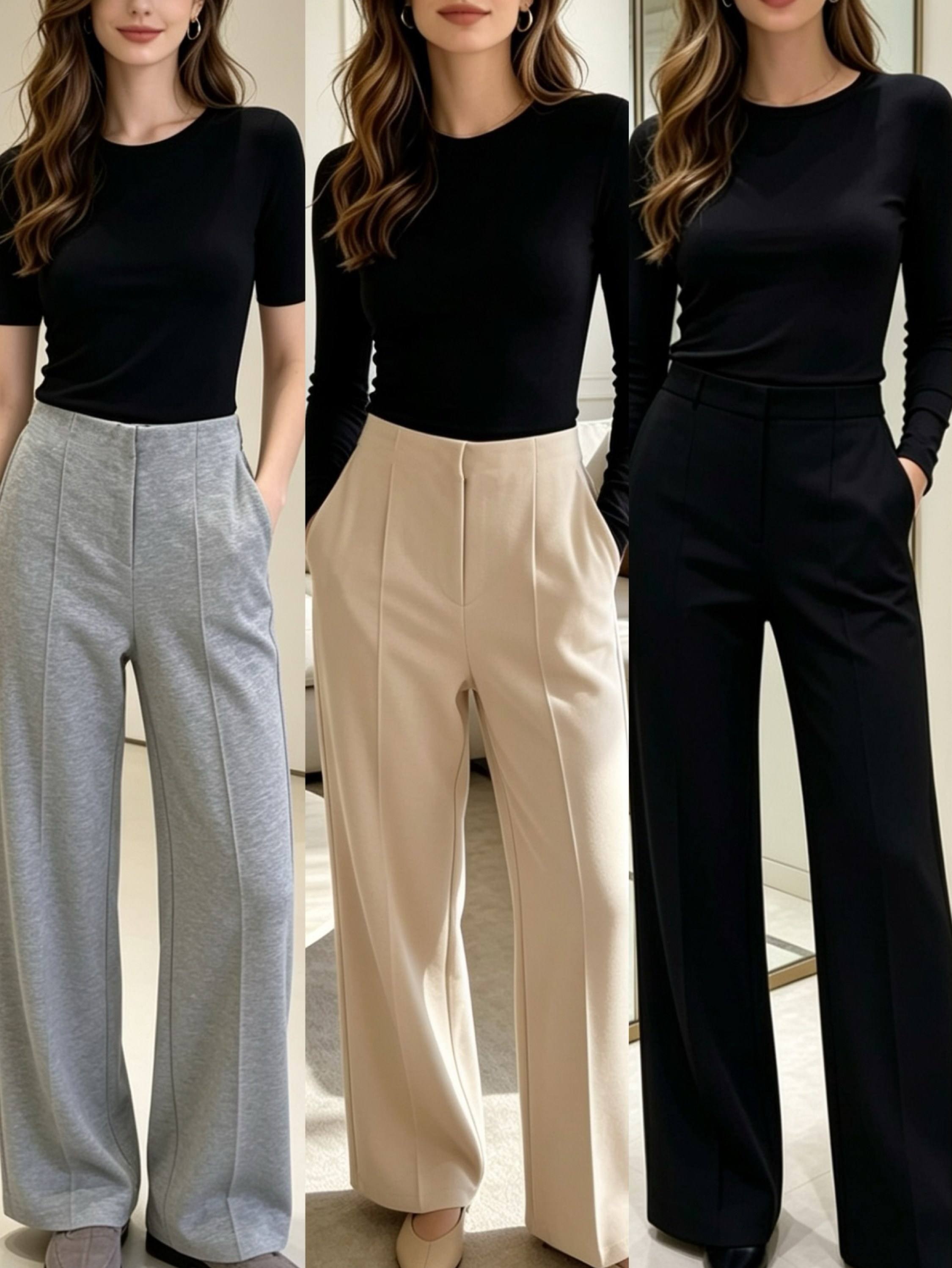 Pantalona moletom tem elateca social modelo Zara linda