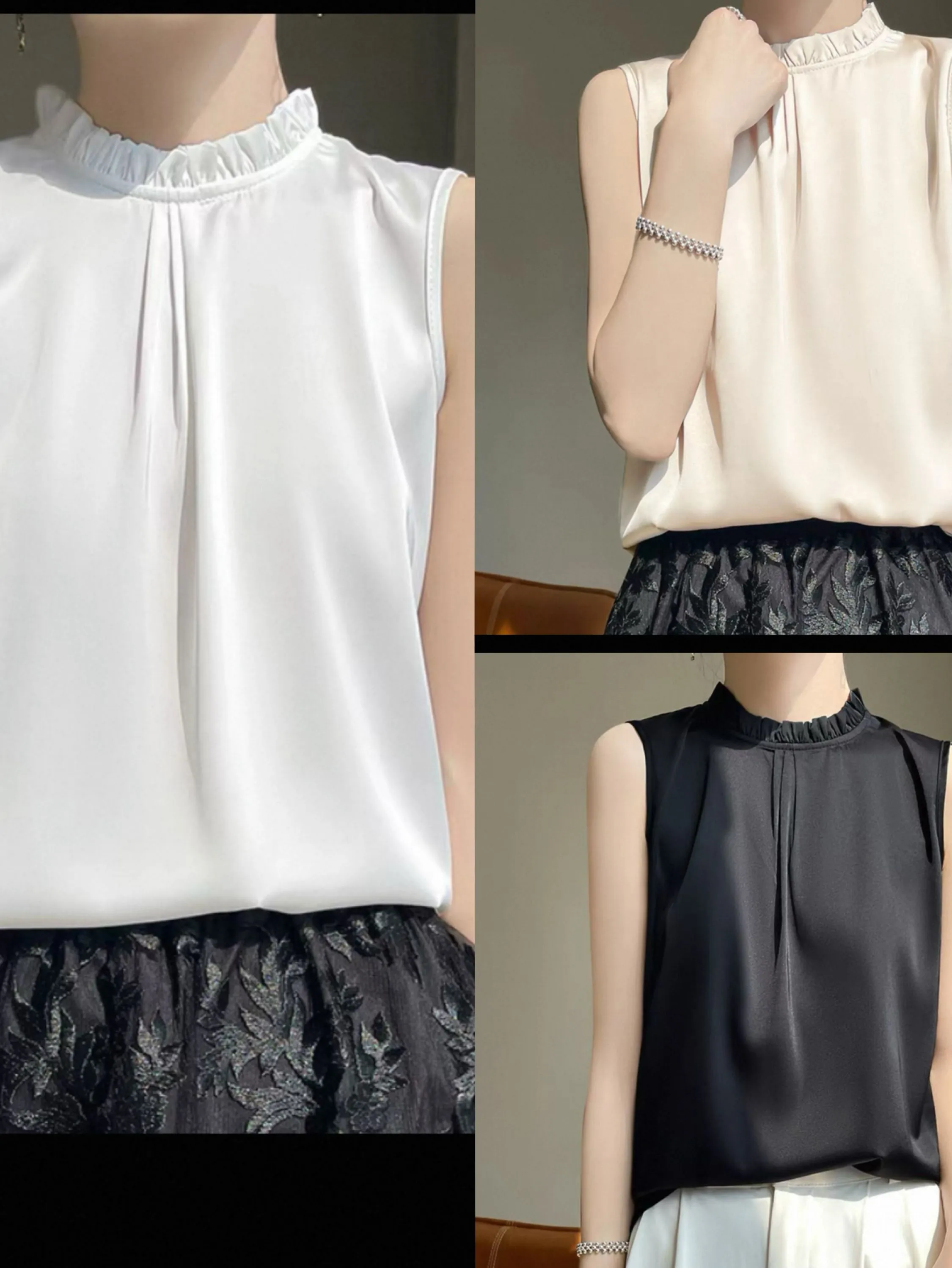 Blusa poliéster ceda tem pouco elatetano linda