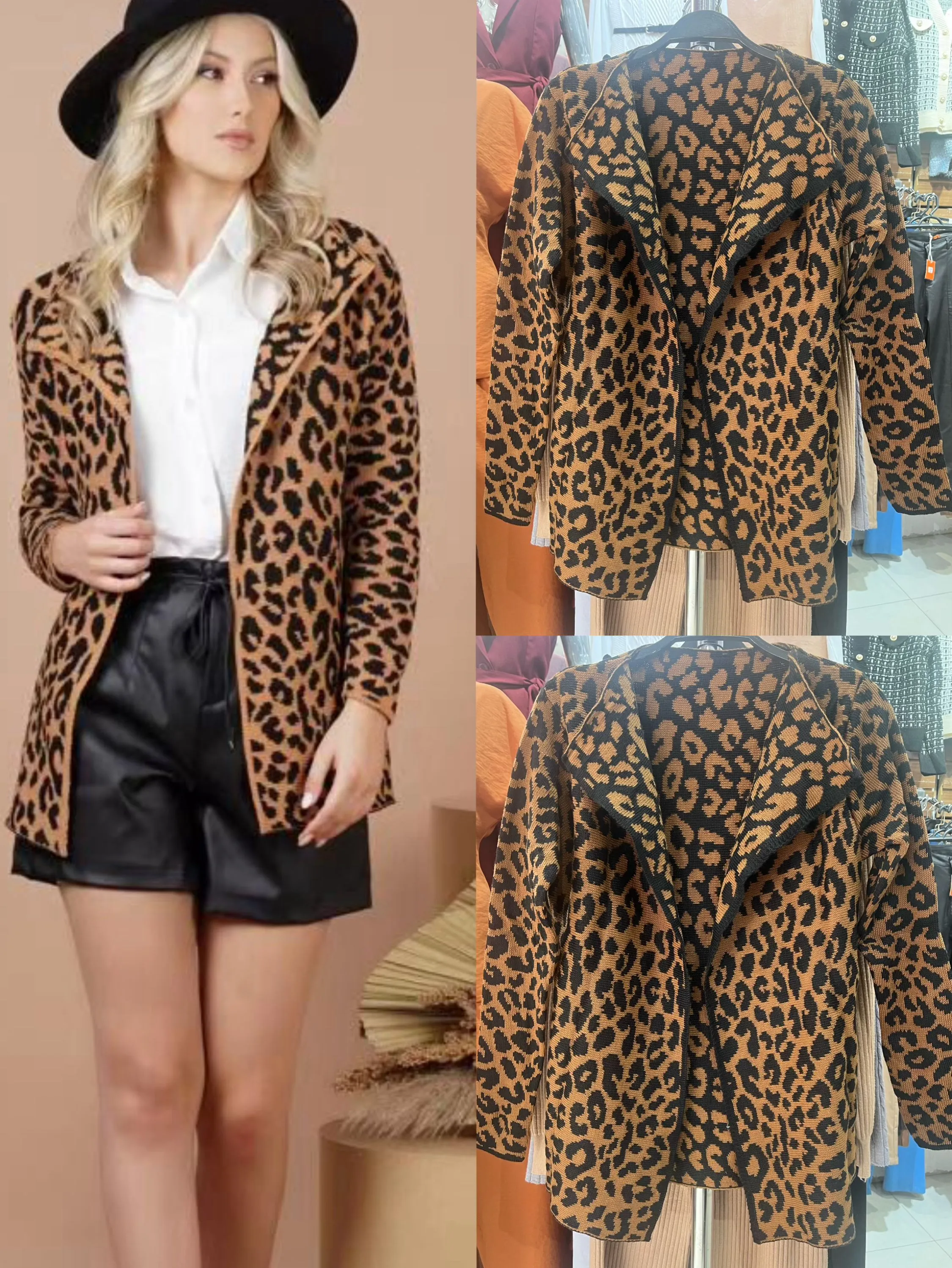 Kimono trico onça linda