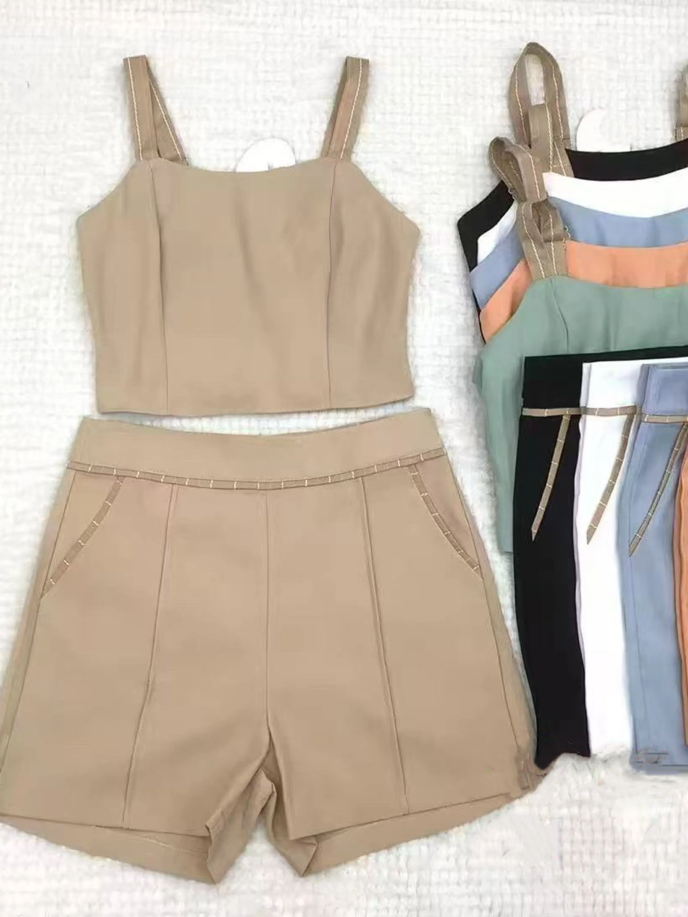 Conjunto linho novo social novidade linda