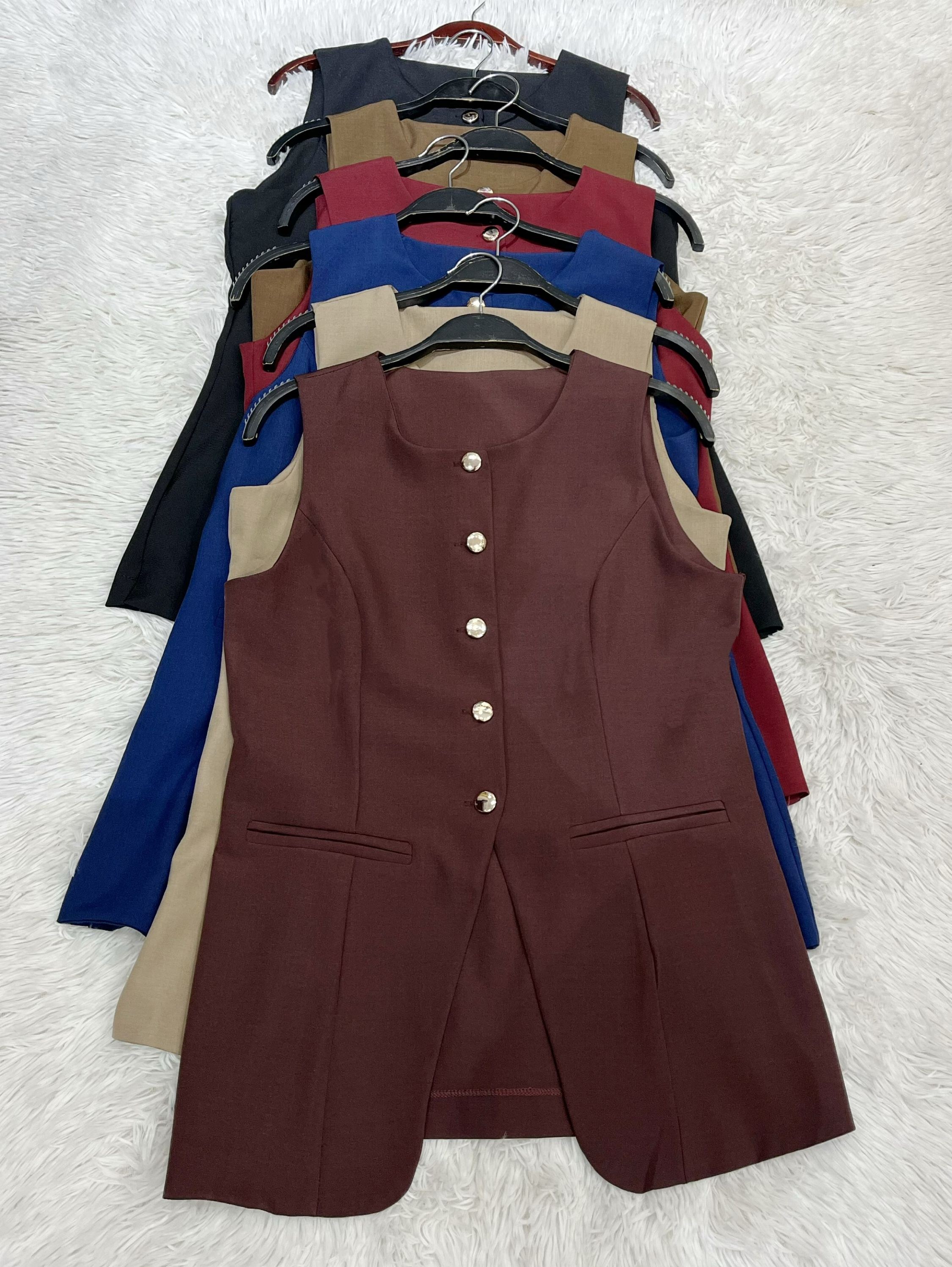 MAX colete linho twil social novidade linda