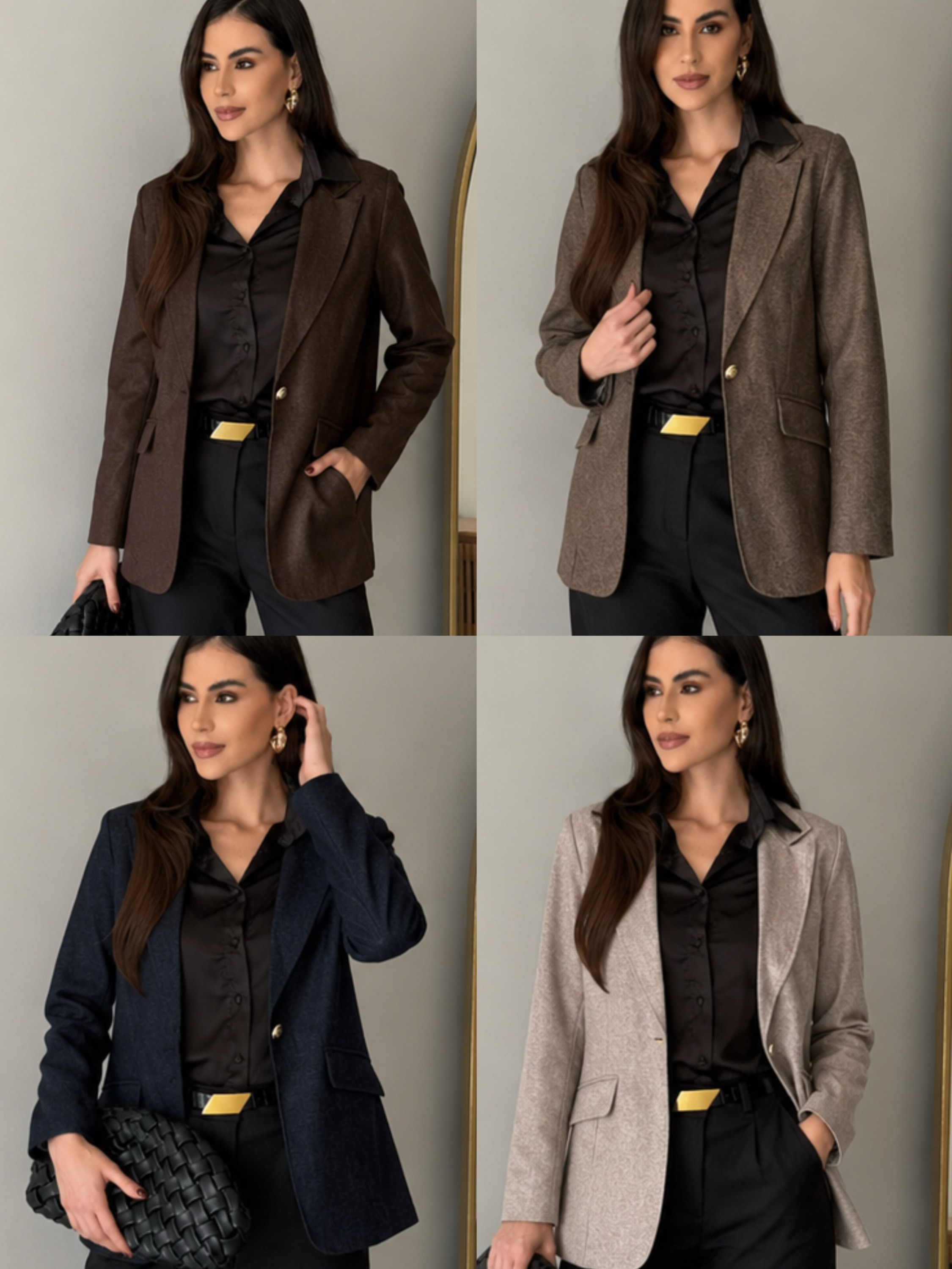 Blazer la patida forrado social veste muito bem linda