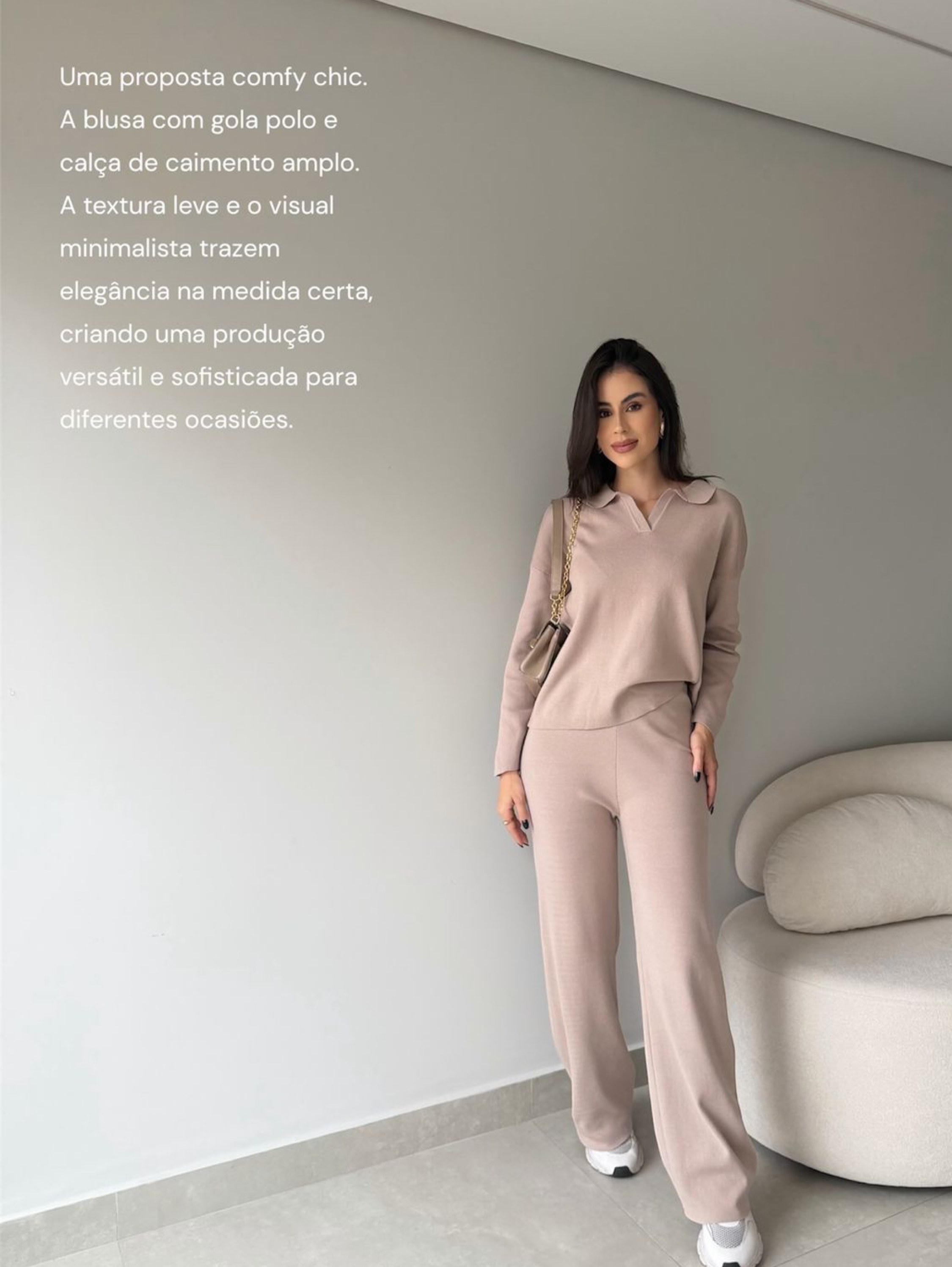 Conjunto motal polo macio social novidade linda