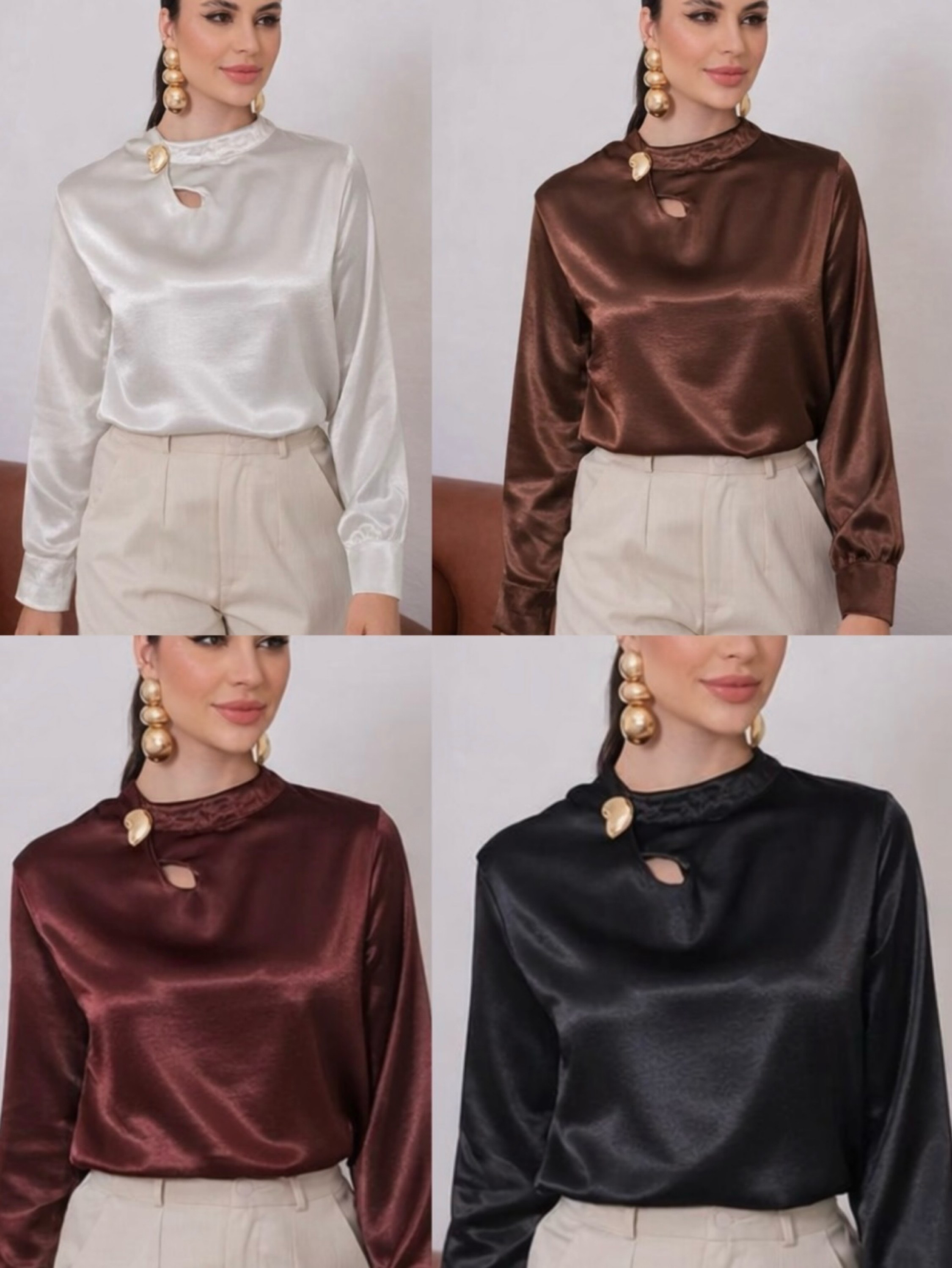 Blusa ceda social novidade bem linda