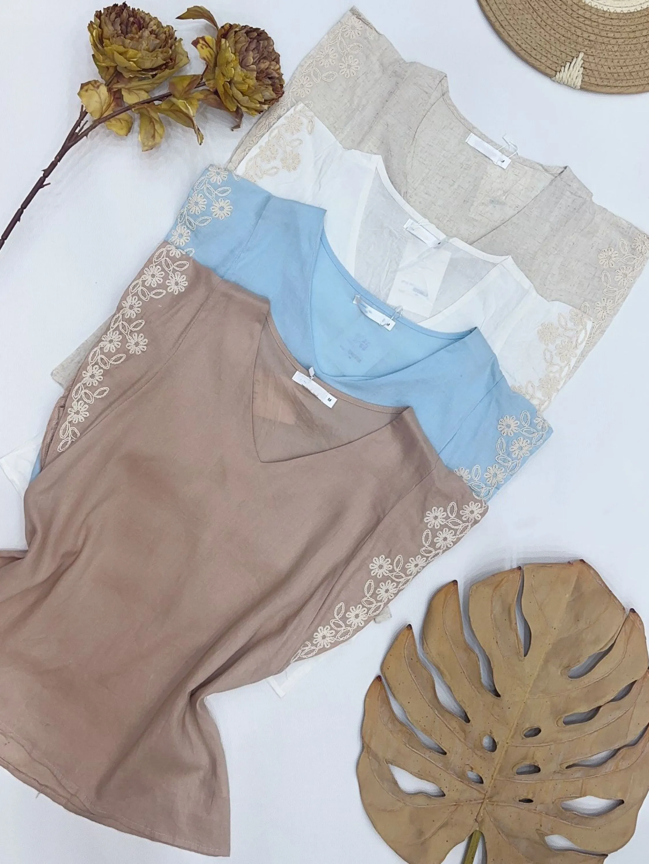 Blusa linho portada social novidade linda