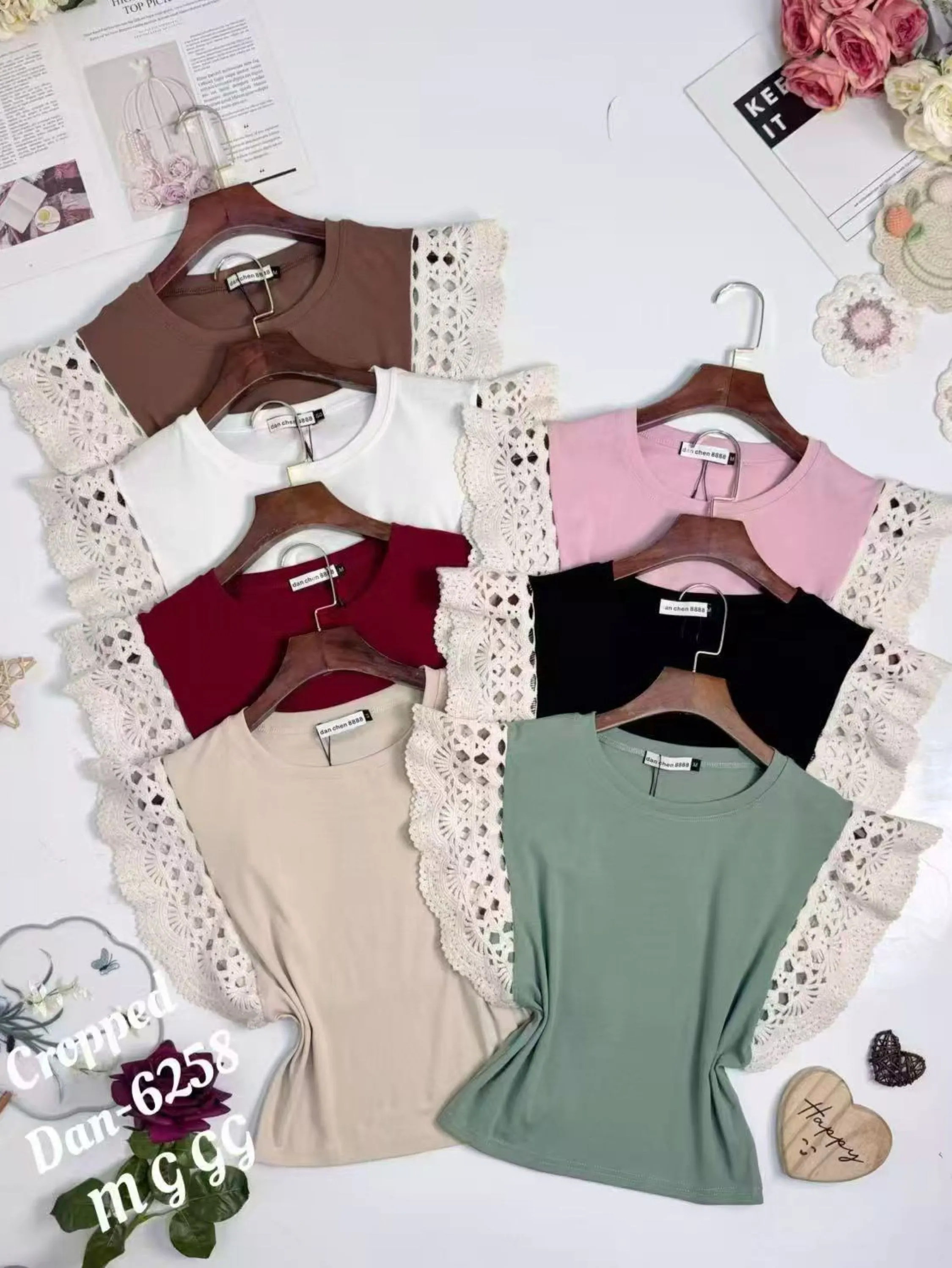T shirts com renda social novidade linda