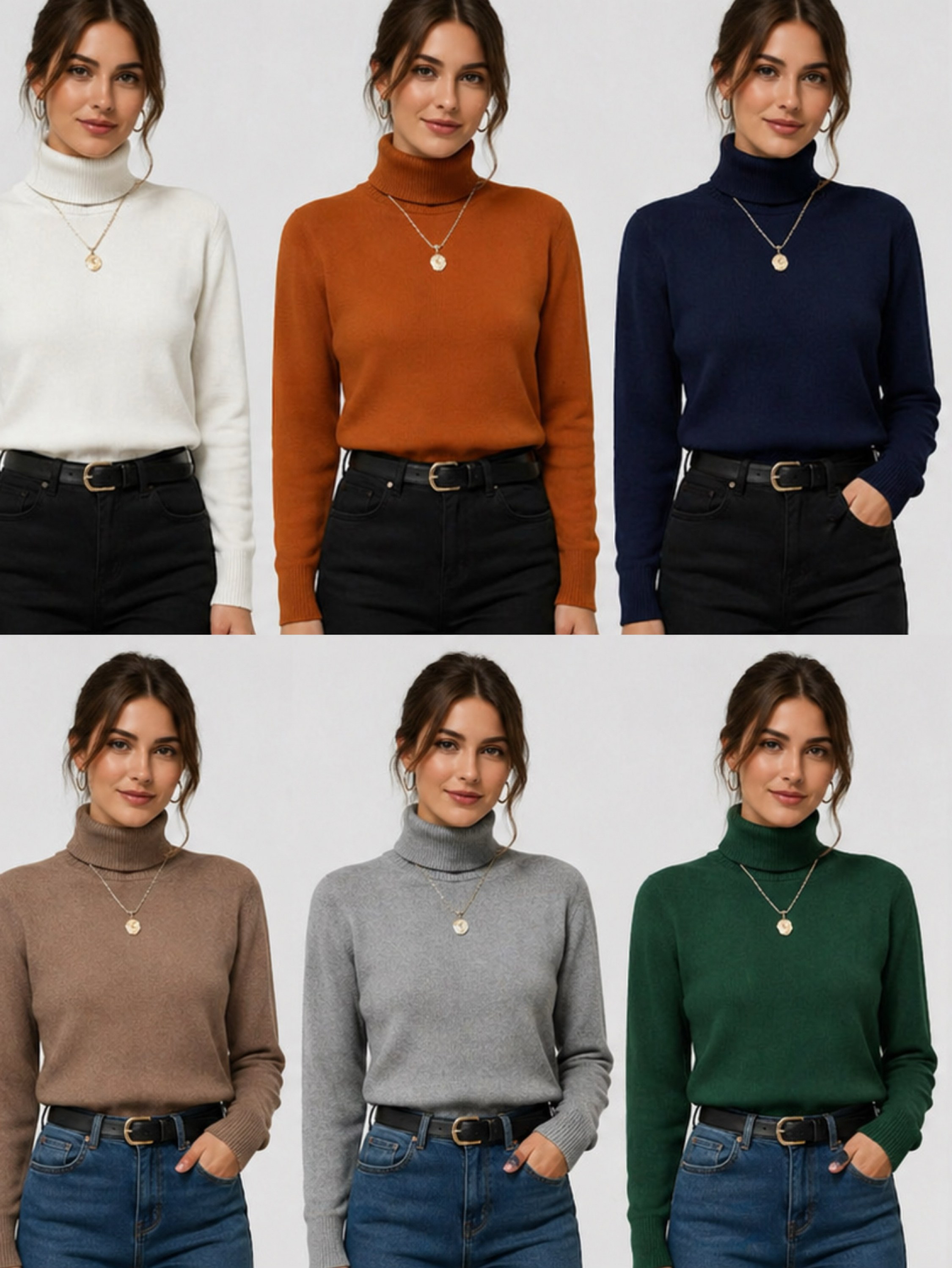 Blusa tricô gola alto gentinho cores linda