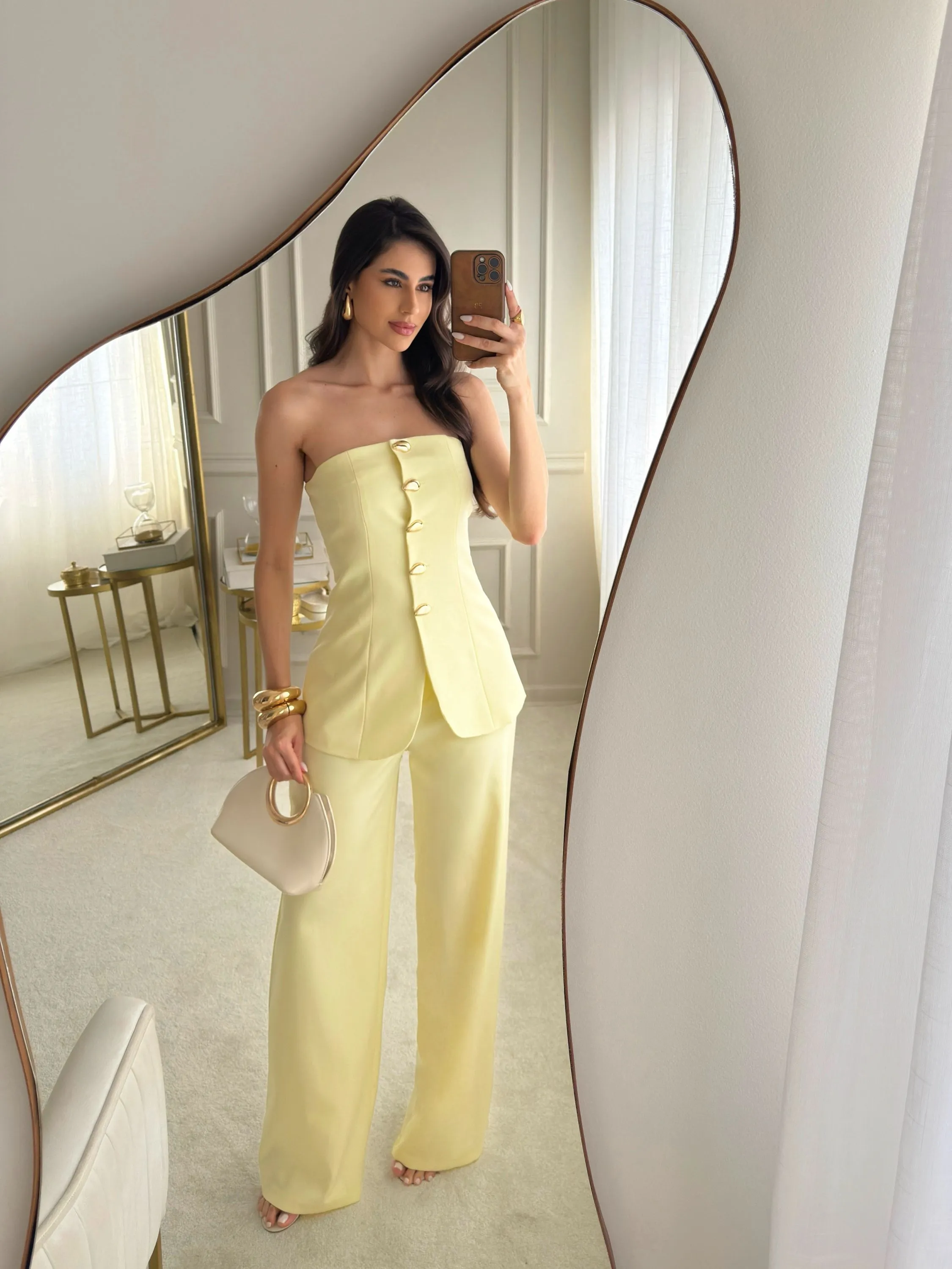 Conjunto MAX colete pantalona social linda