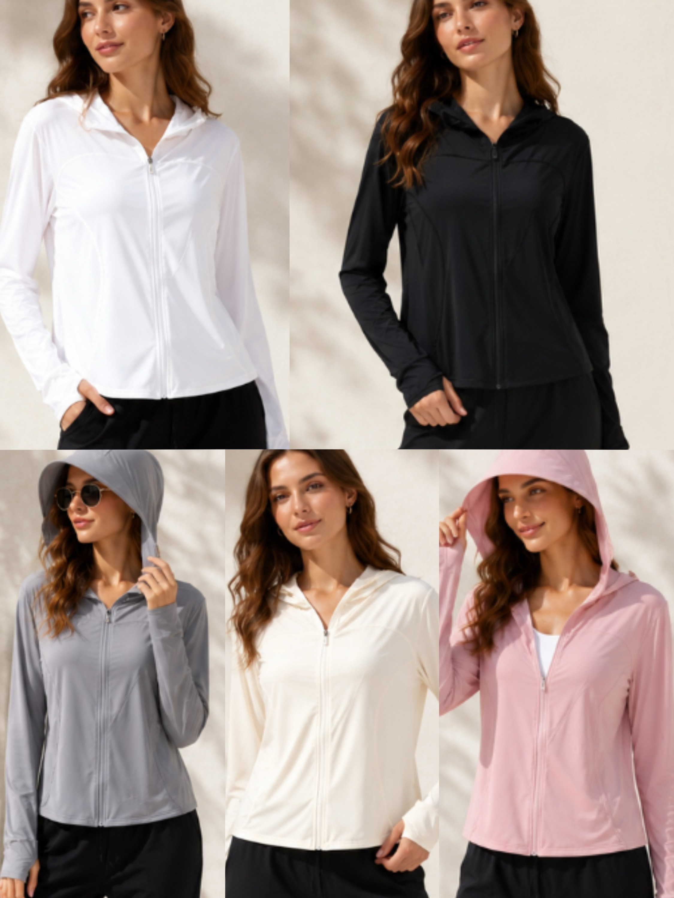 Roupas e artigos esportivos com touca
