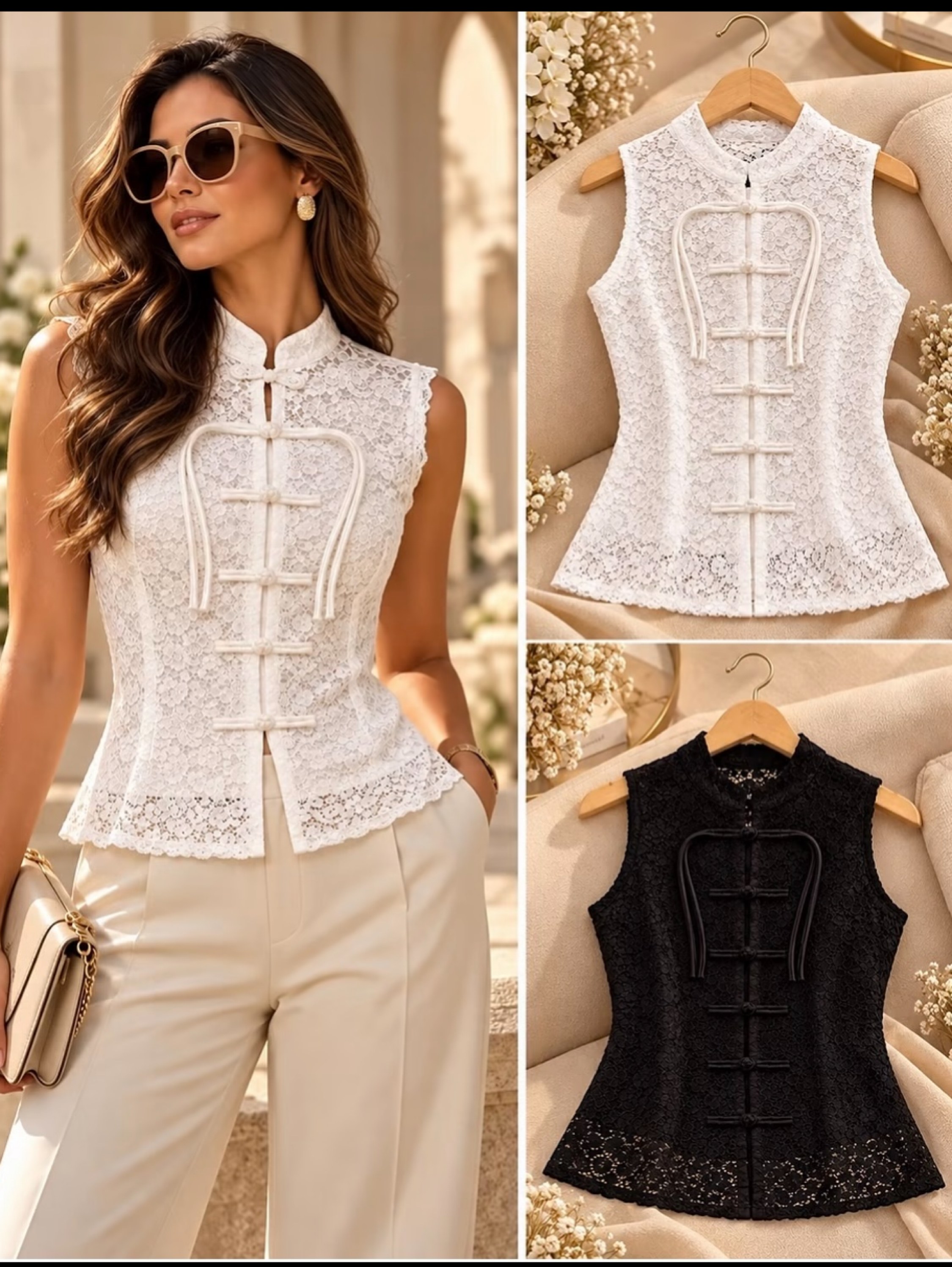 Blusa renda modelo Zara reposição muito linda