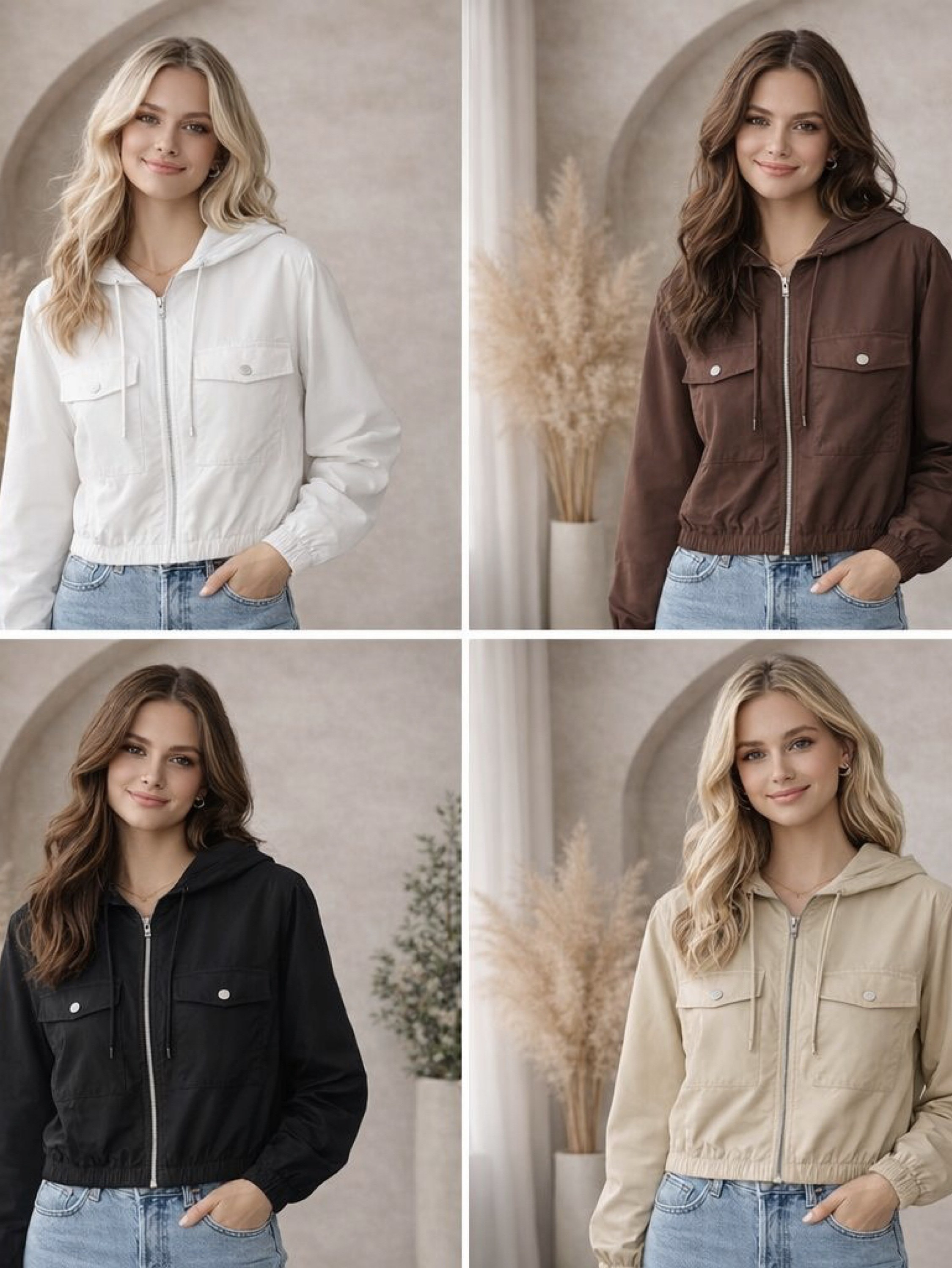 Jaqueta com toca forrado social novidade linda