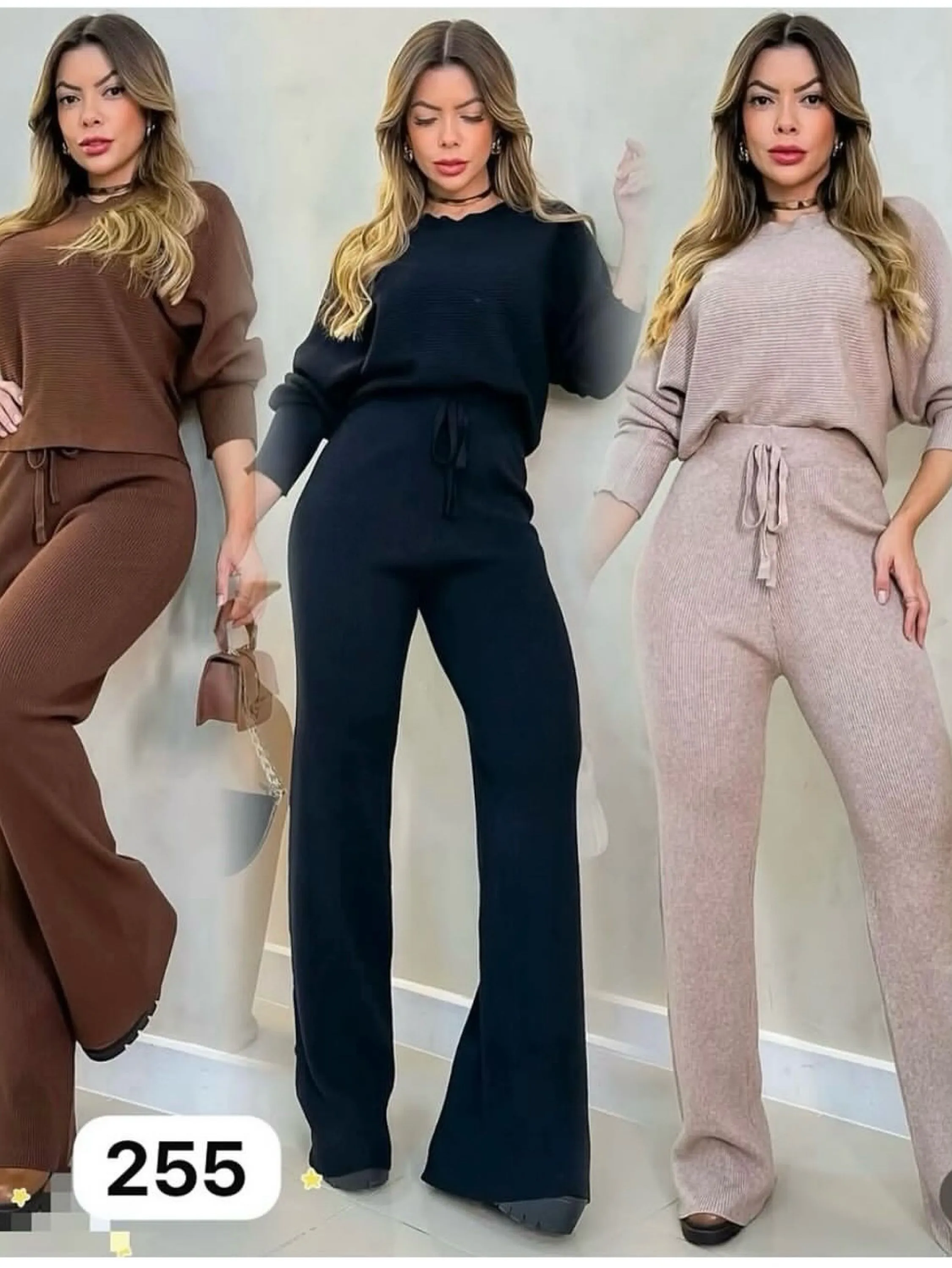 Conjunto motal macio veste muito bom cores linda