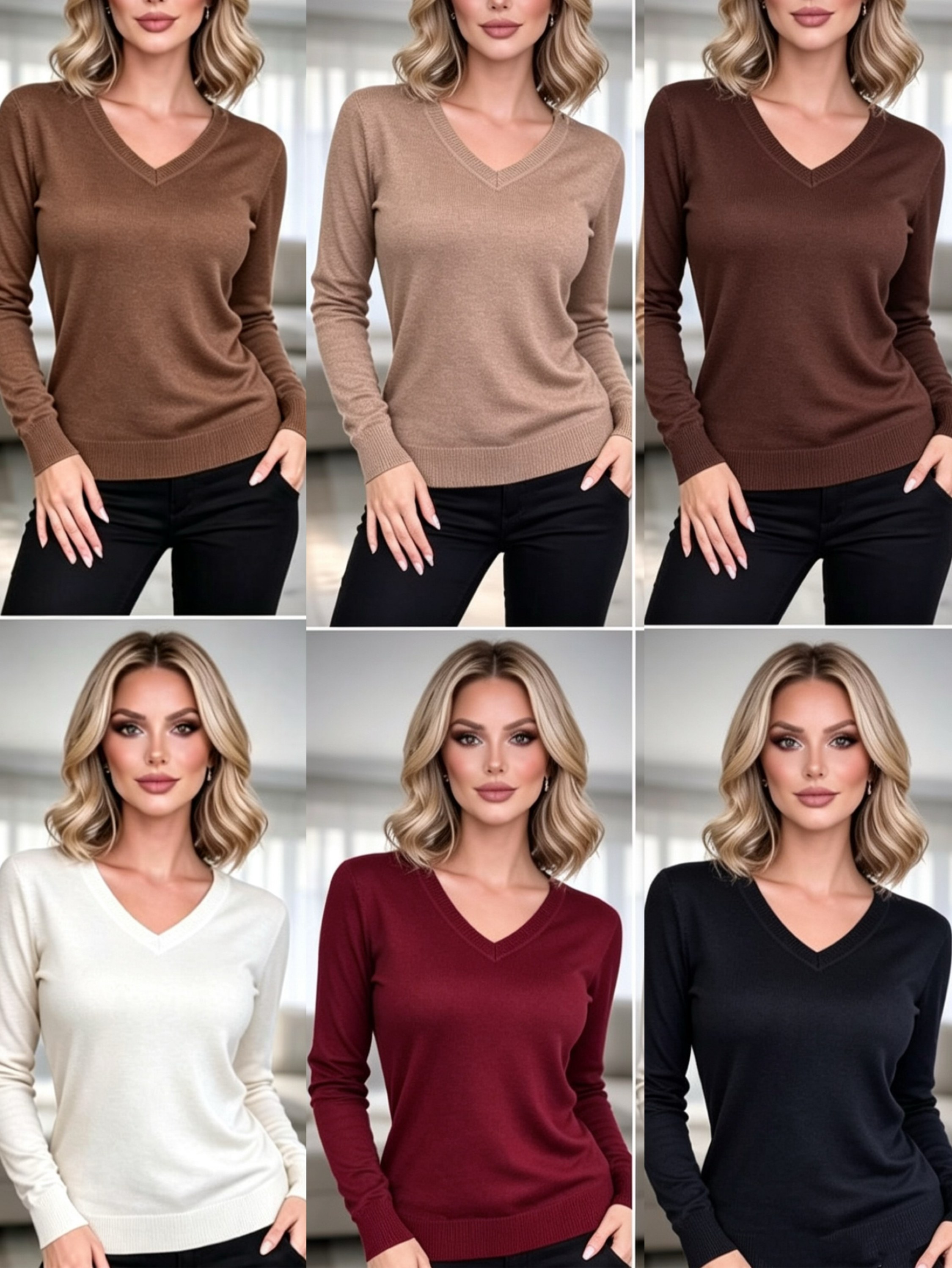 Blusa motal macio gola V veste muito bom linda