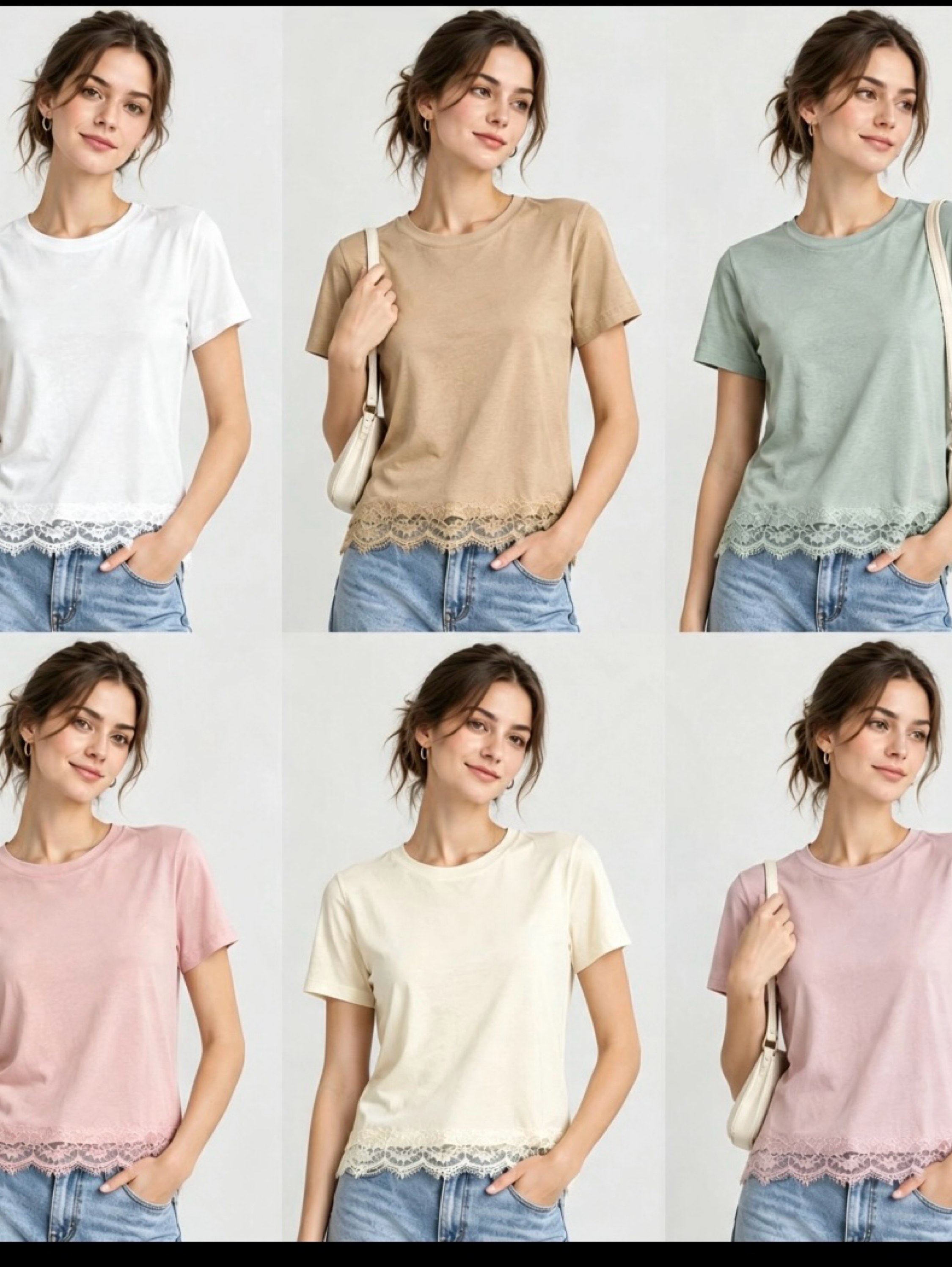 T shirts com renda poliamida gelada novidade linda