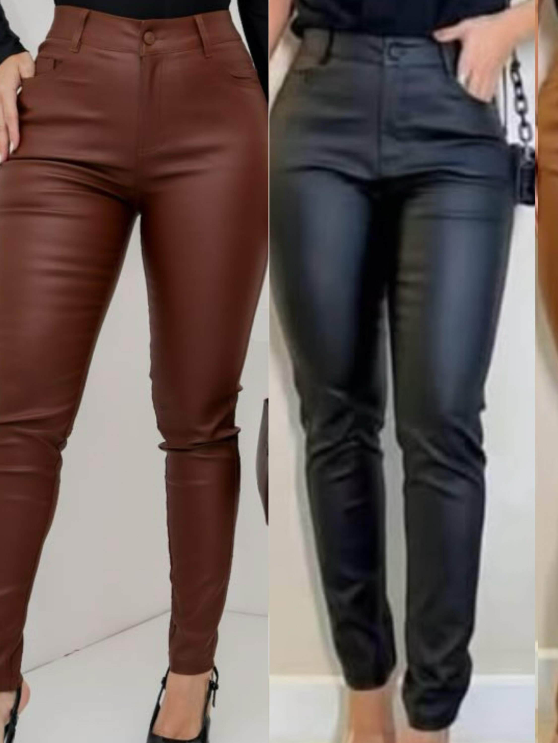 Calça resilnada tem elastano social novidade linda