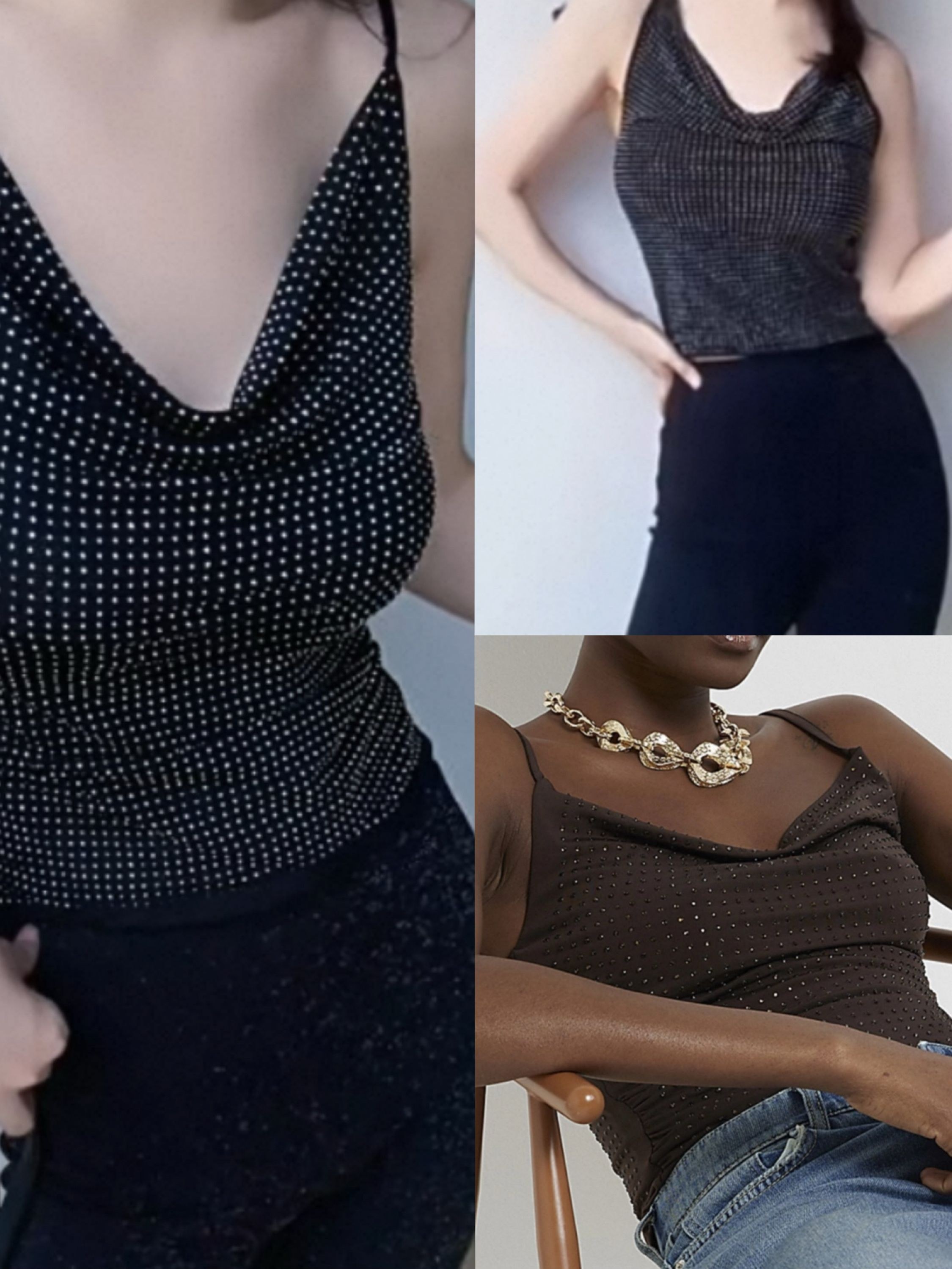 Regada com blilho tem elastano social bem linda