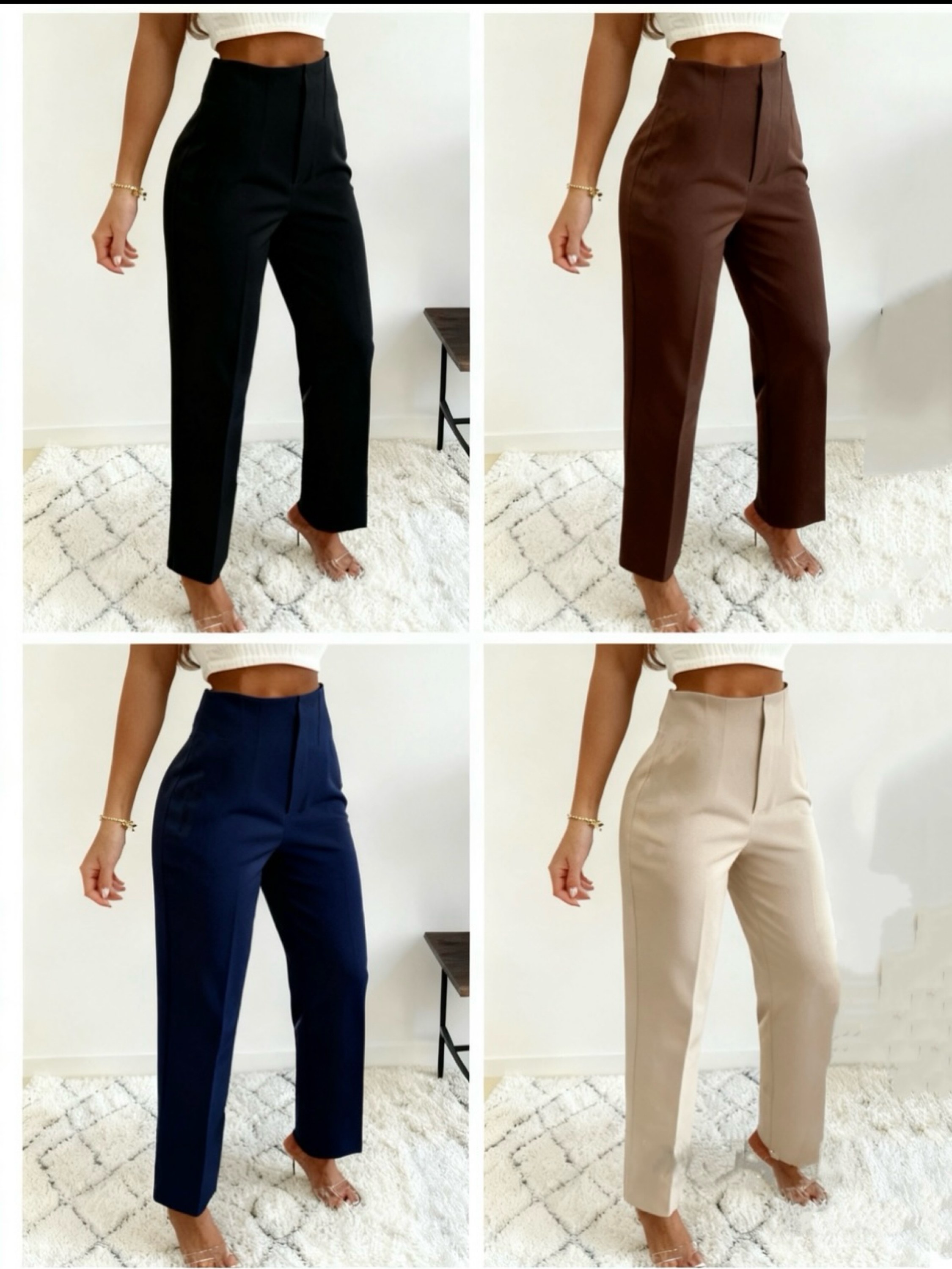 Calça Zara montaria tem elastano sem boso social linda