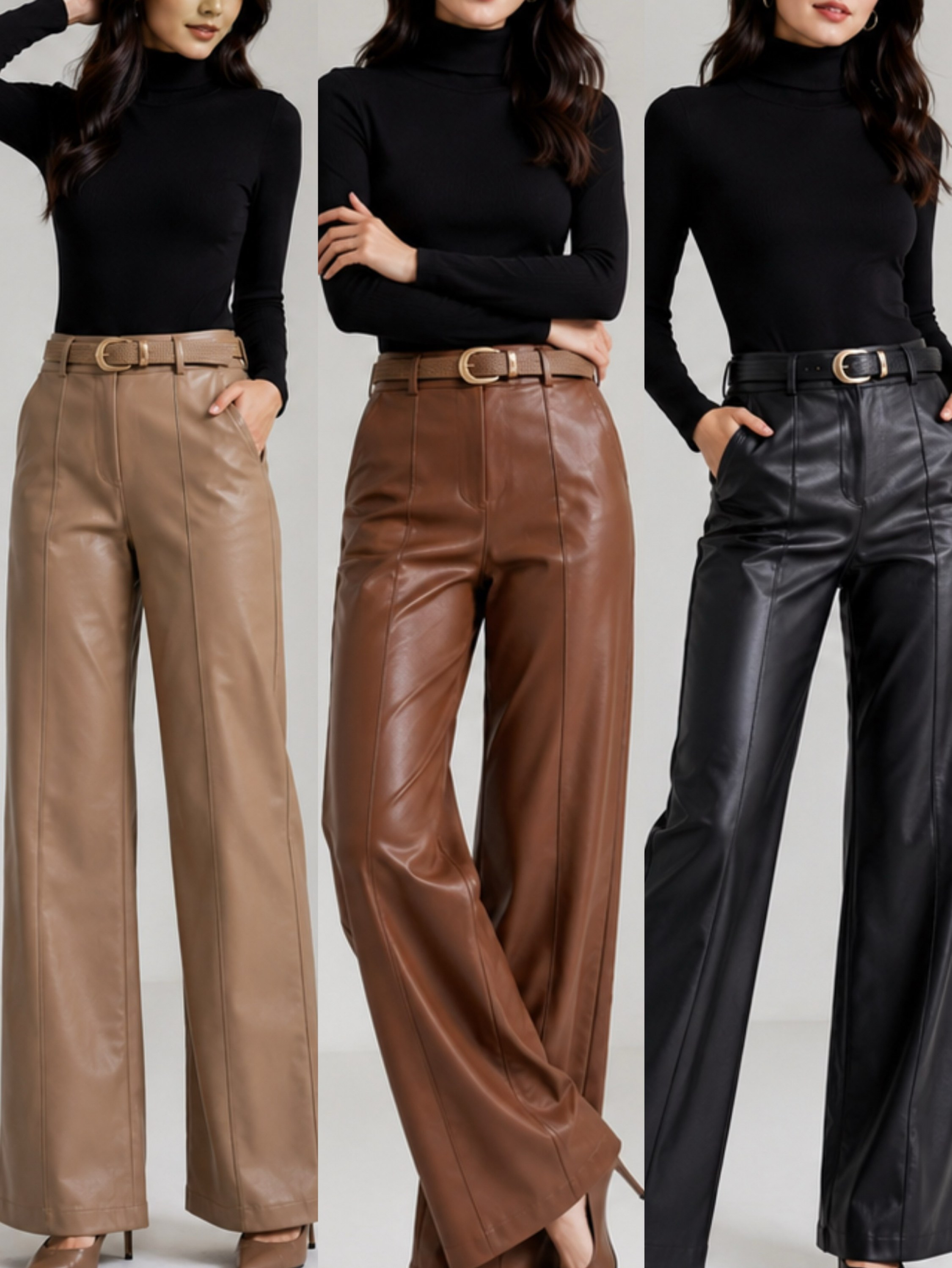 Pantalona resilnada com cinto flanelada gentinho novidade