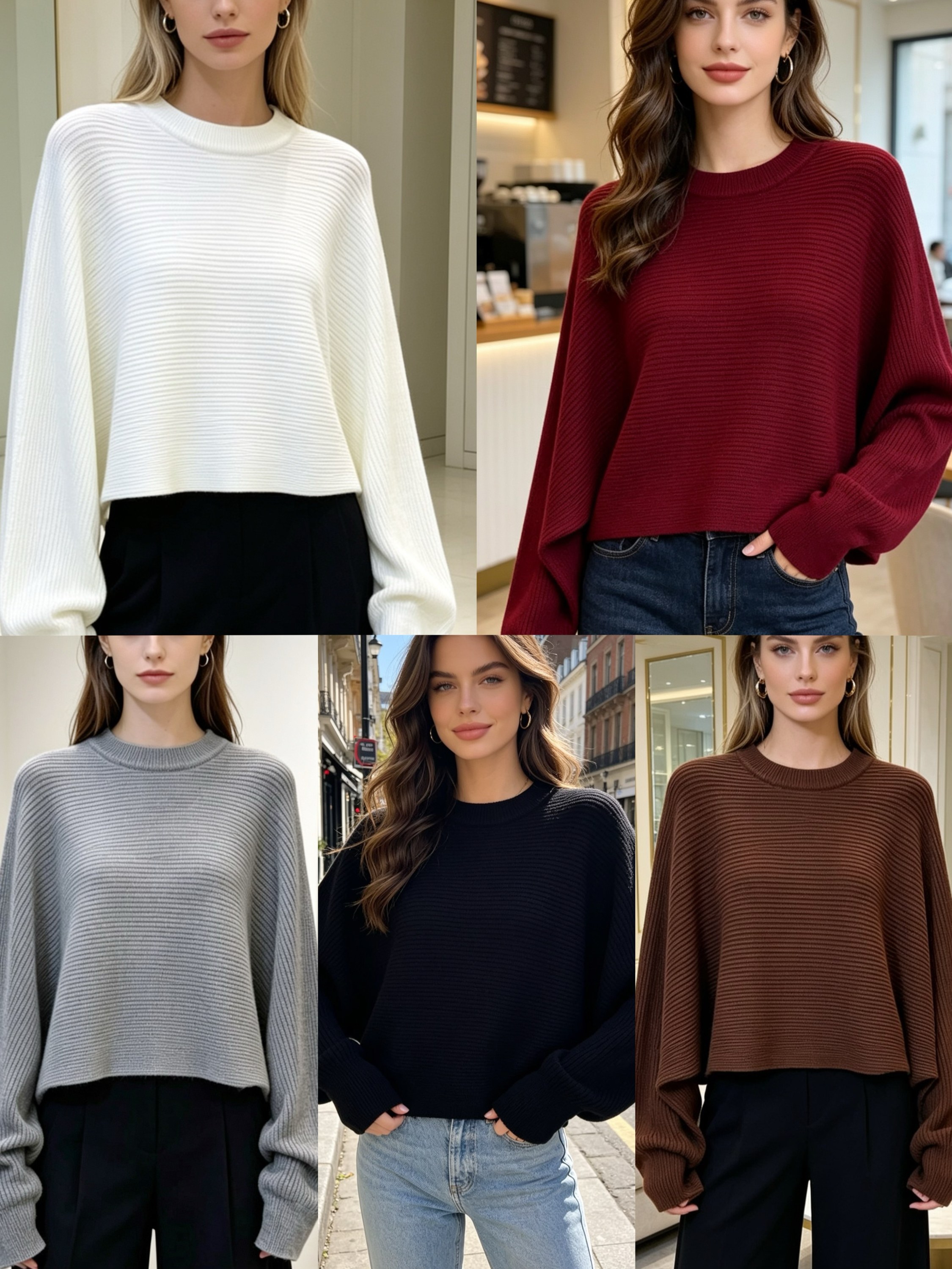 Blusa motal macio mangas morcego  novidade linda