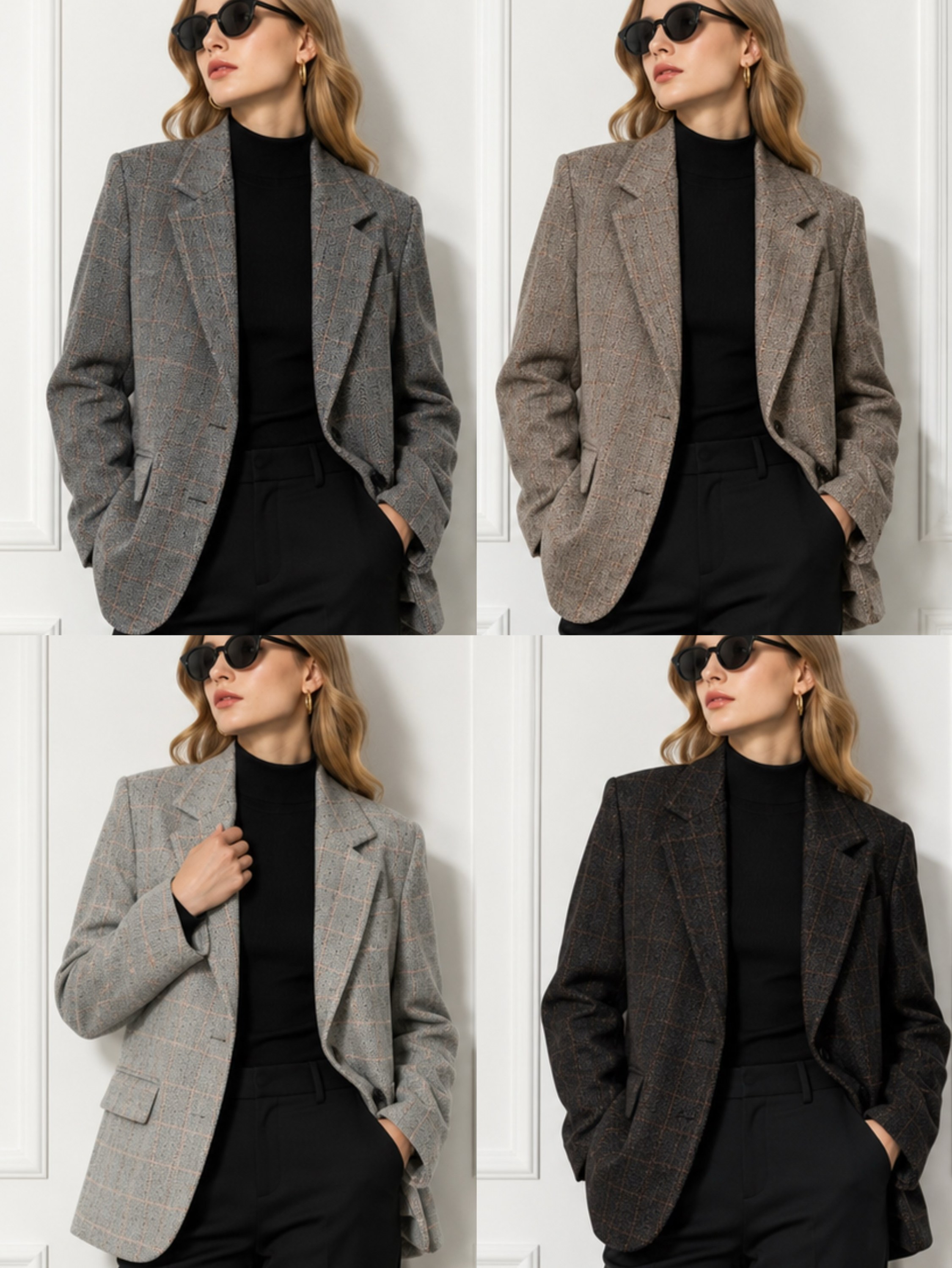 Cazaco blazer xlz forrado grosso social novidade linda