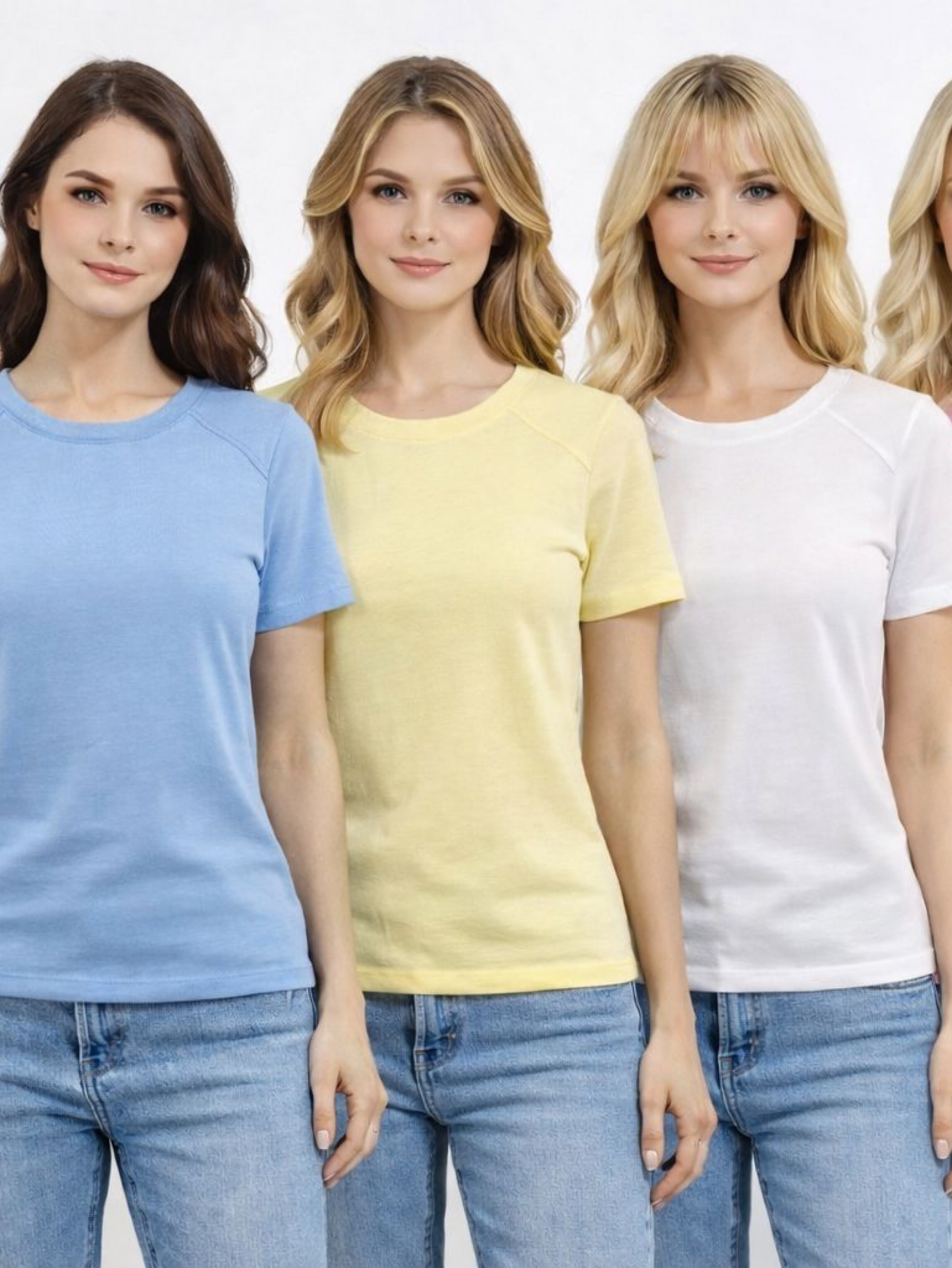 T Shirts algudao malha Macio novidade linda