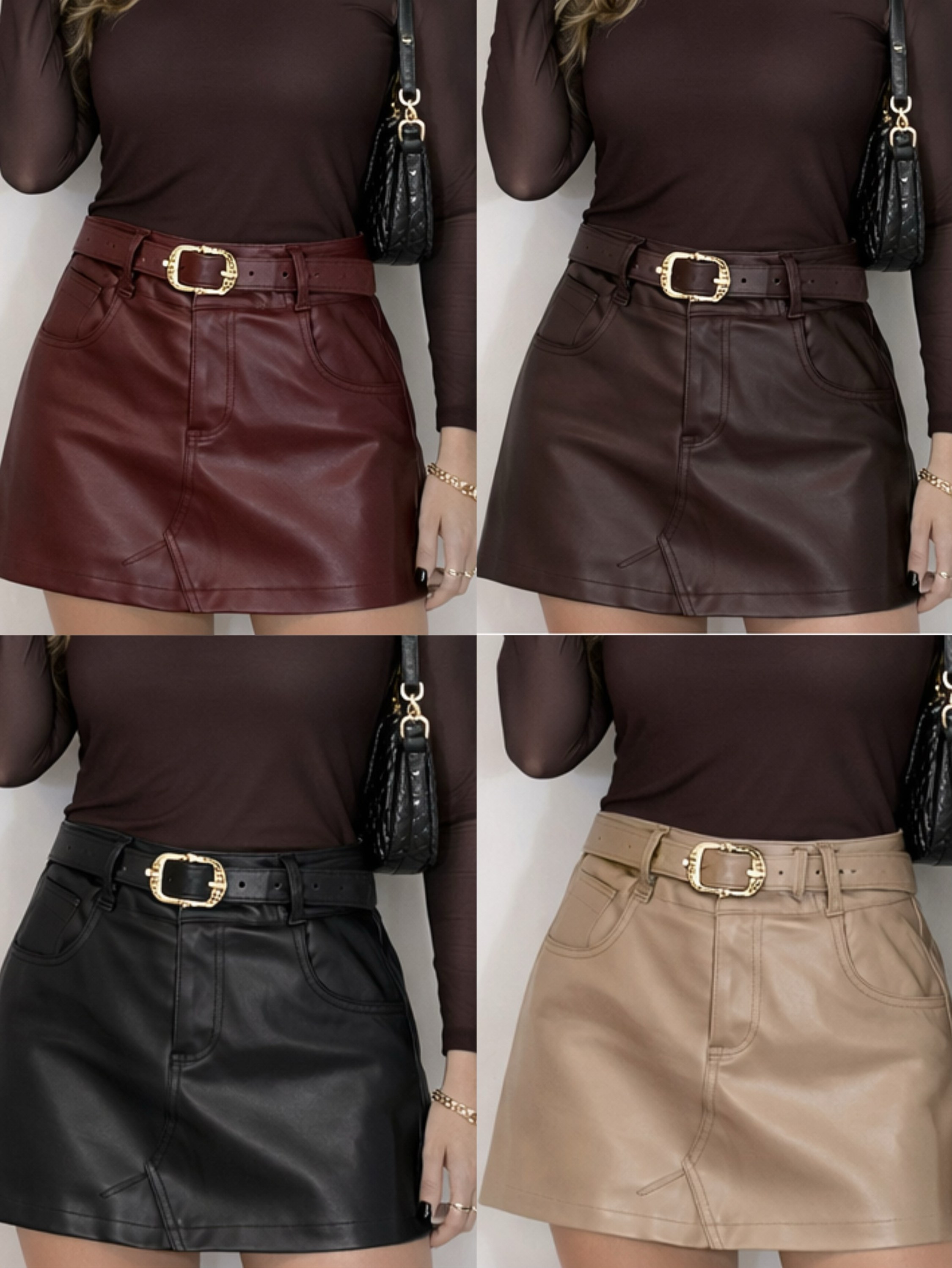 Short saia resilnada com elateca sosial novidade linda