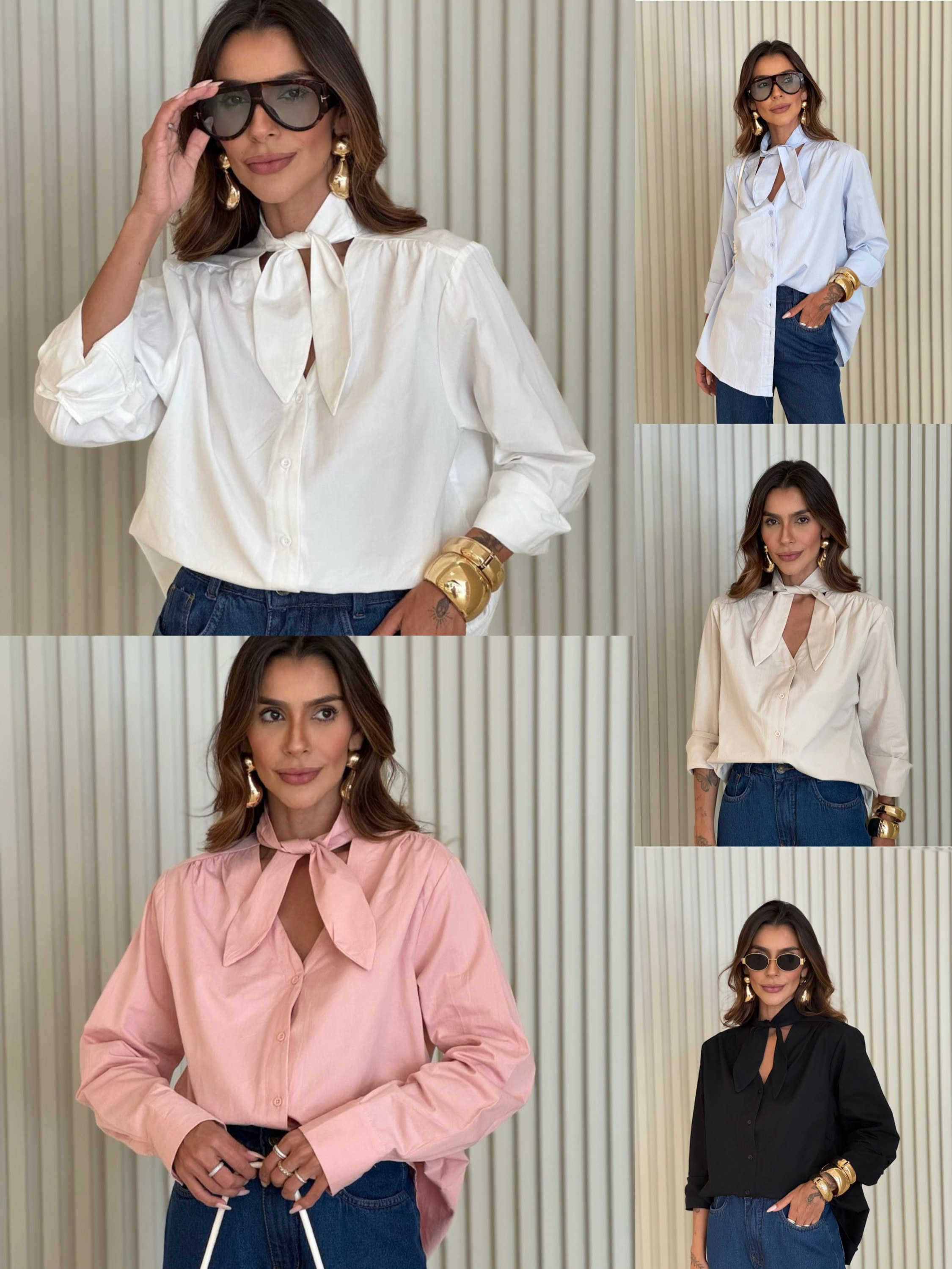 Camisão algudao linho over size social novidade linda