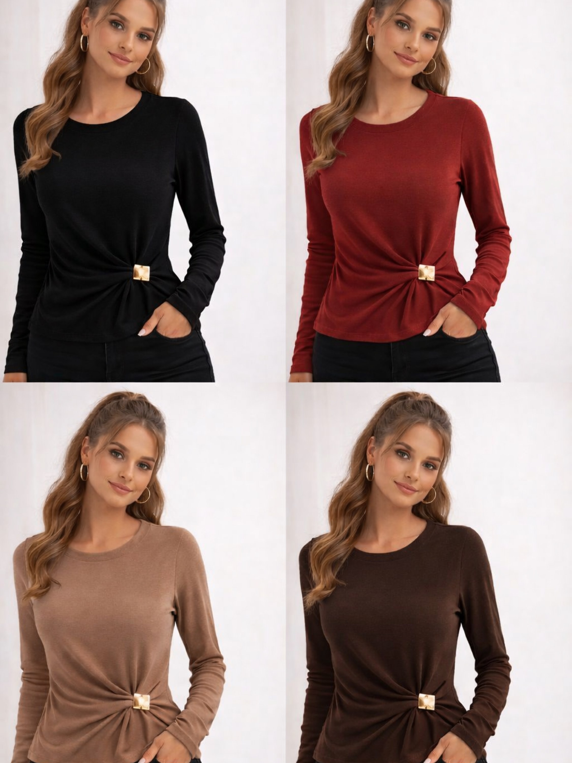 Blusa algudao moletinho macio social novidade linda