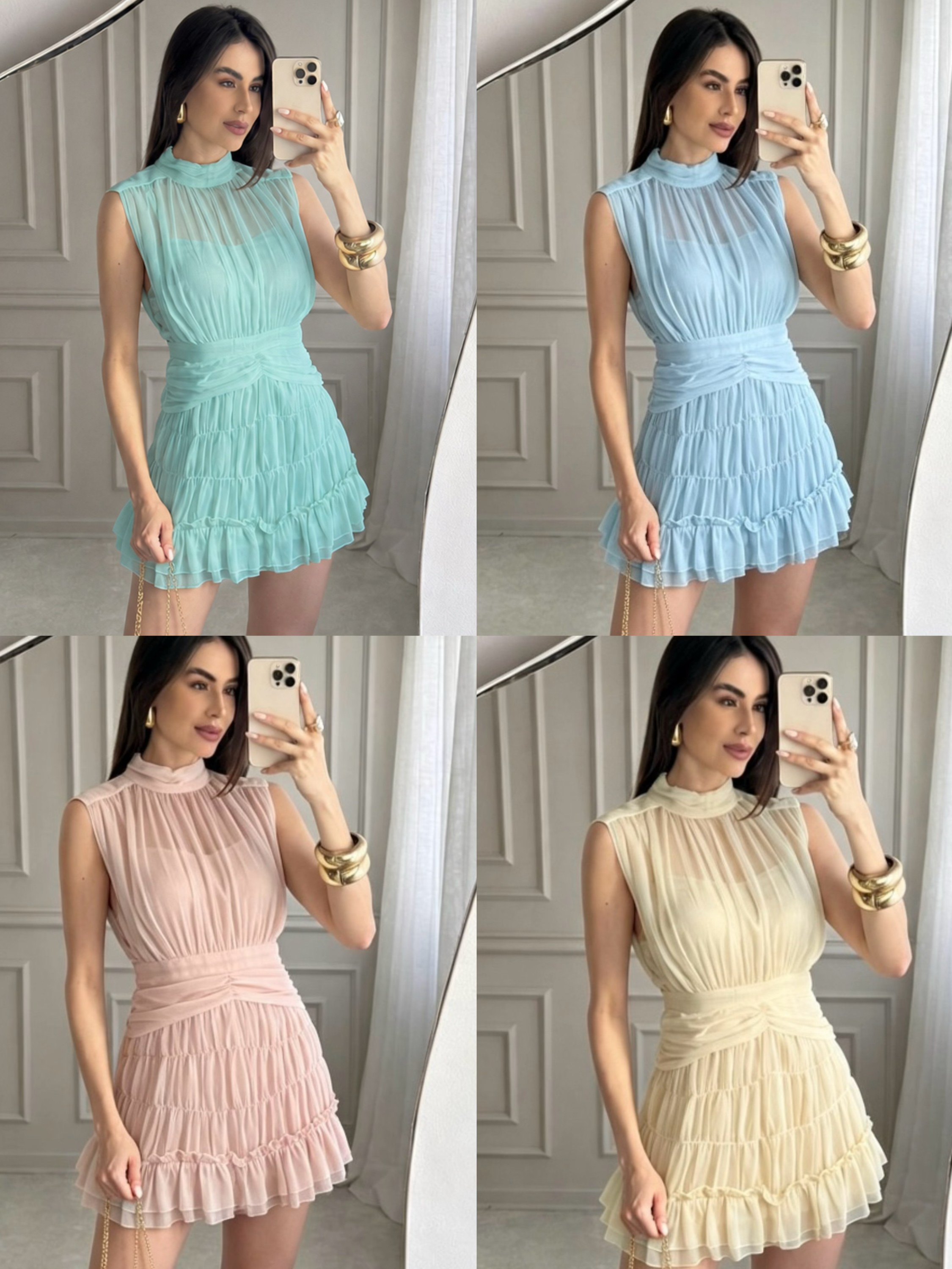 Vestido curto p 34-36 M36-38 G 48-40