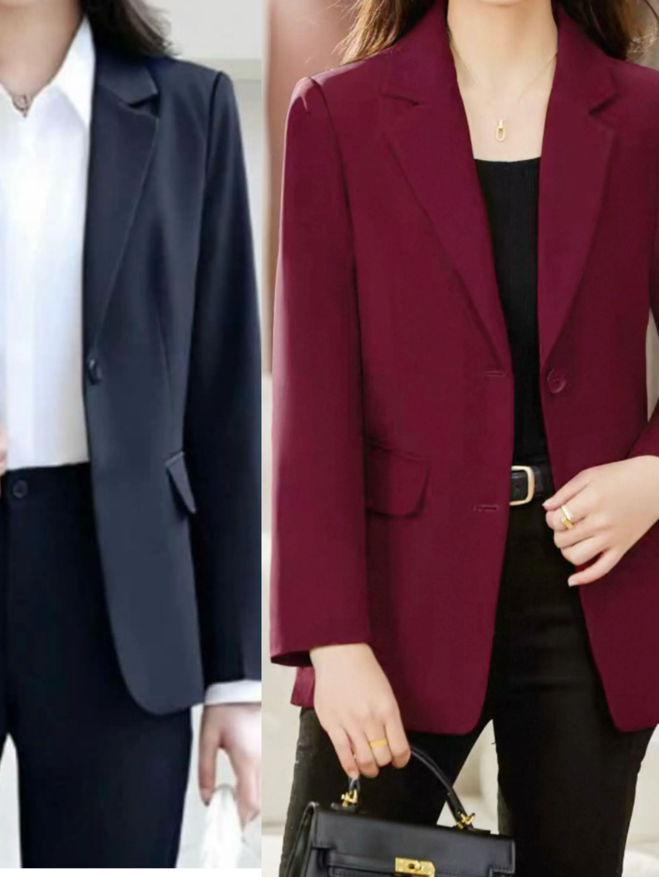 Blazer linho twil forrado social novidade linda