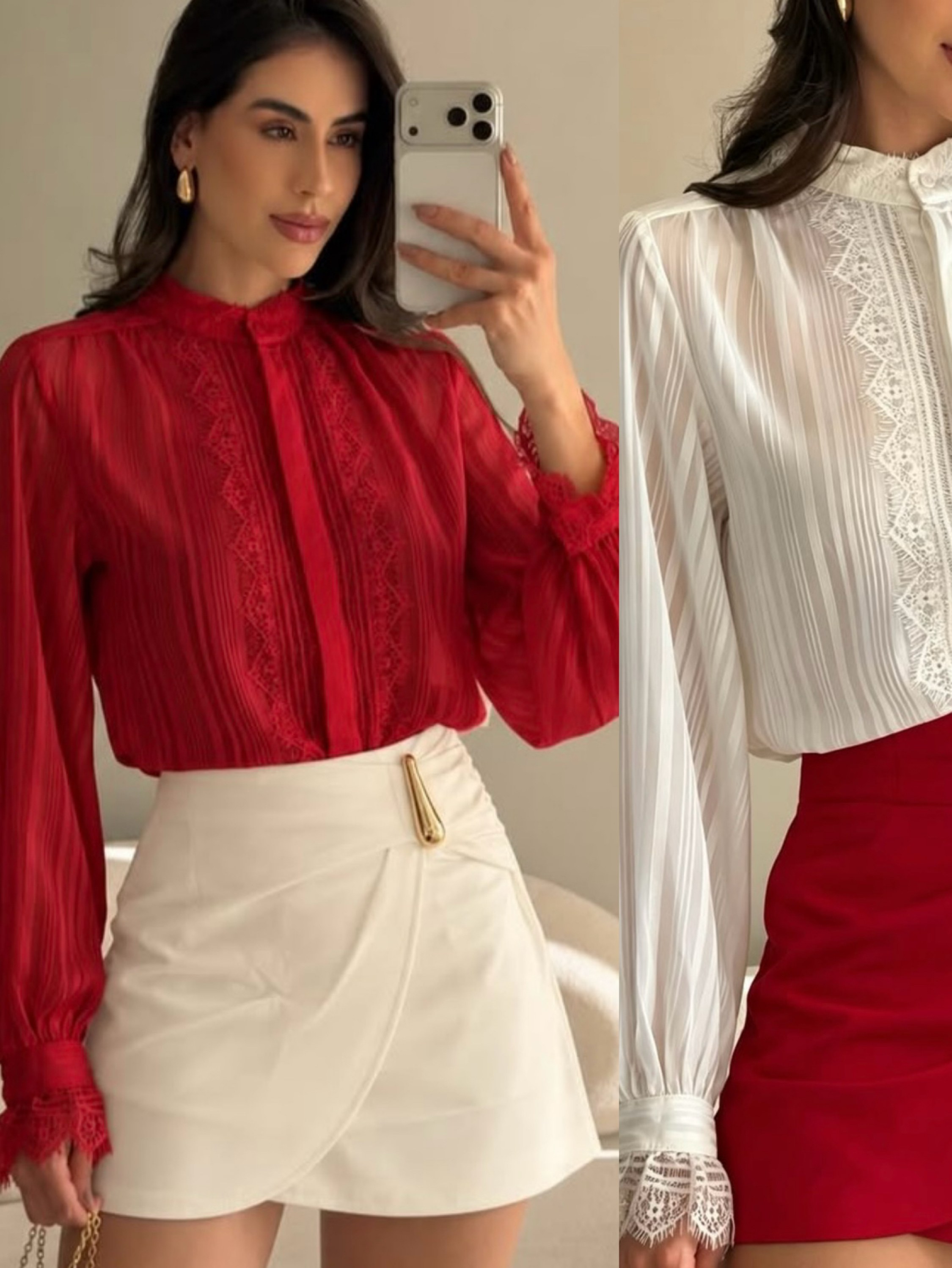 Camisa social novidade cores para final no ano linda