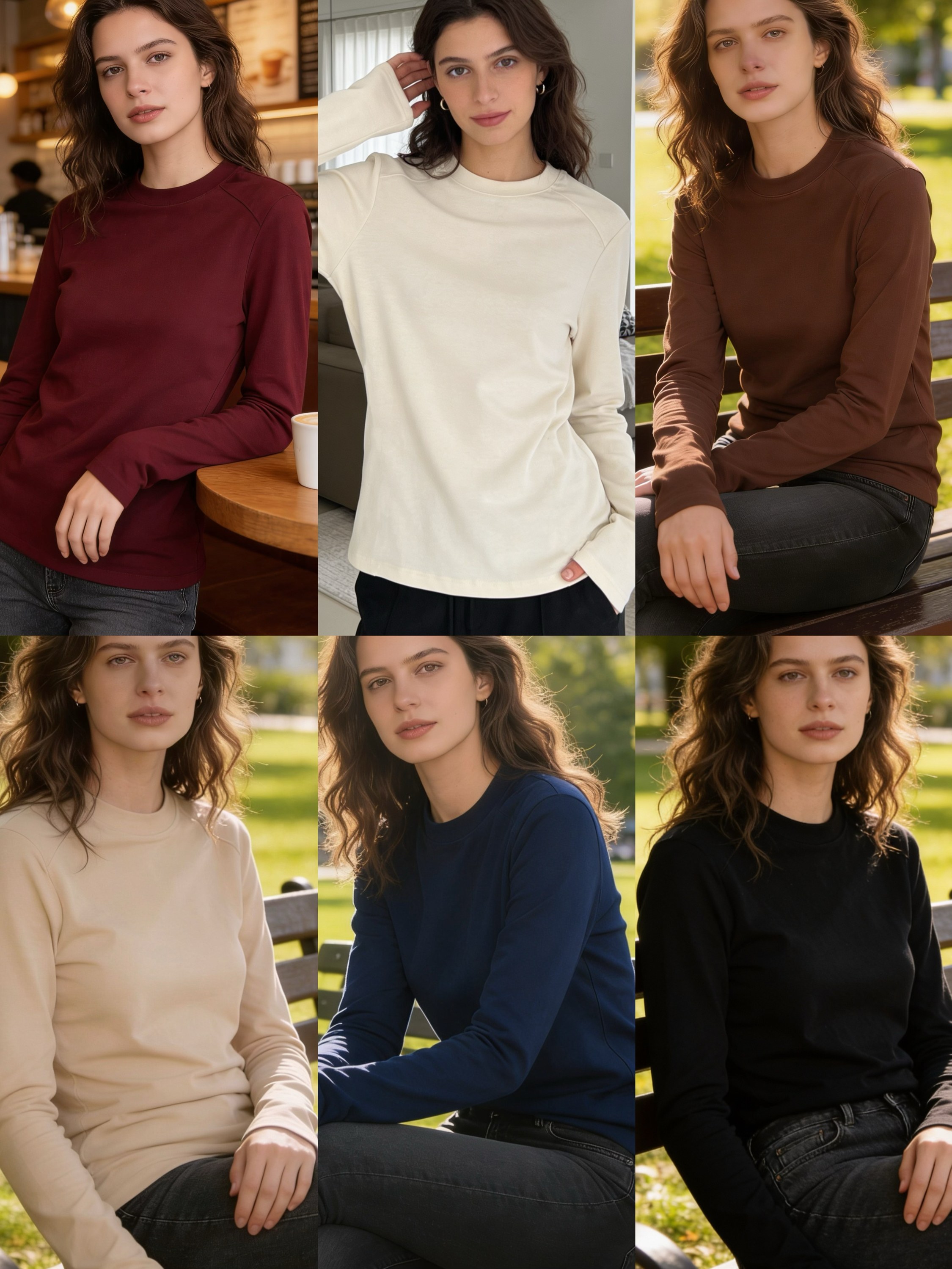 Blusa algudaocanelada franelada social linda