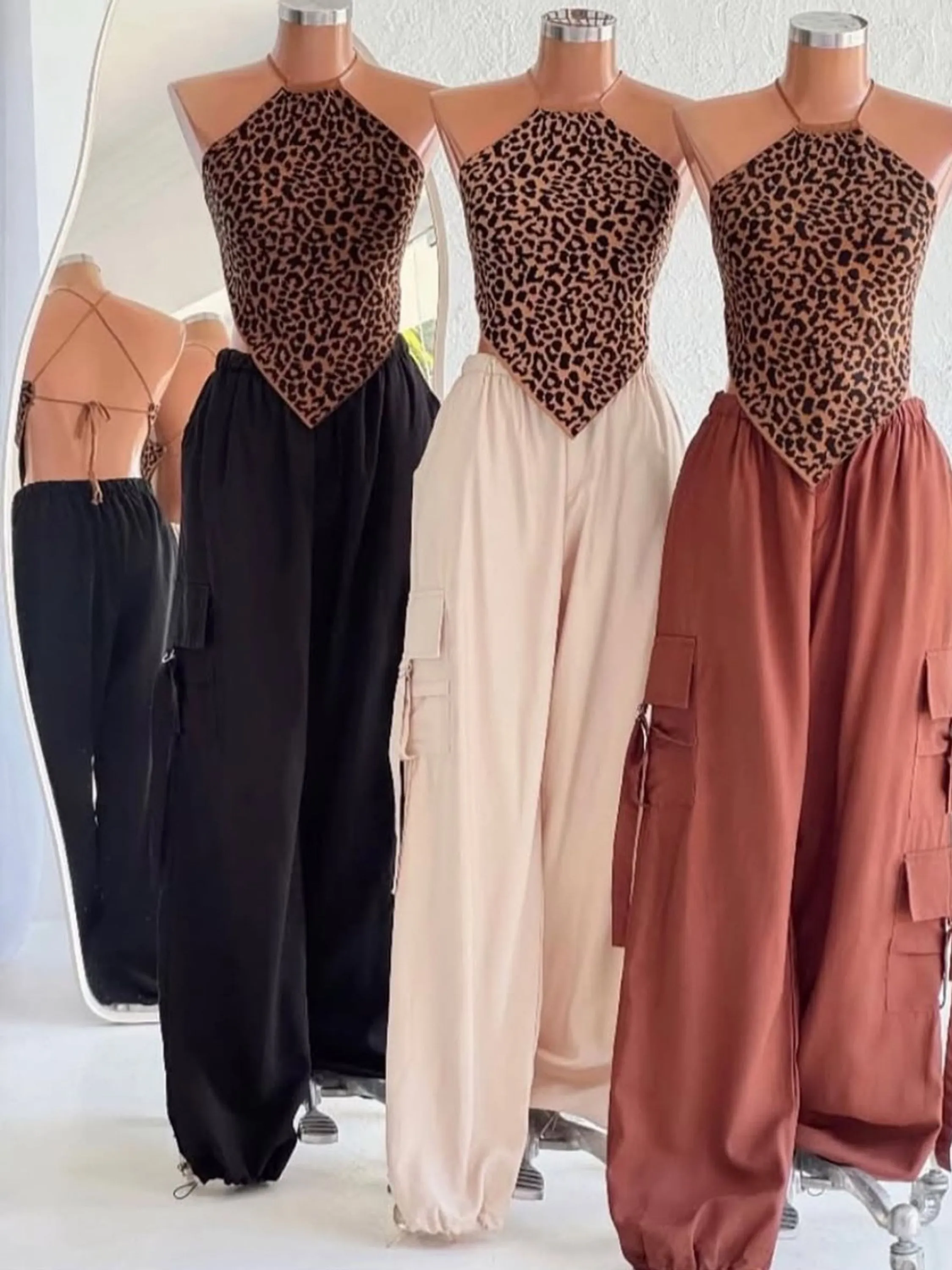 Calça cargo tecido sensorial marrat