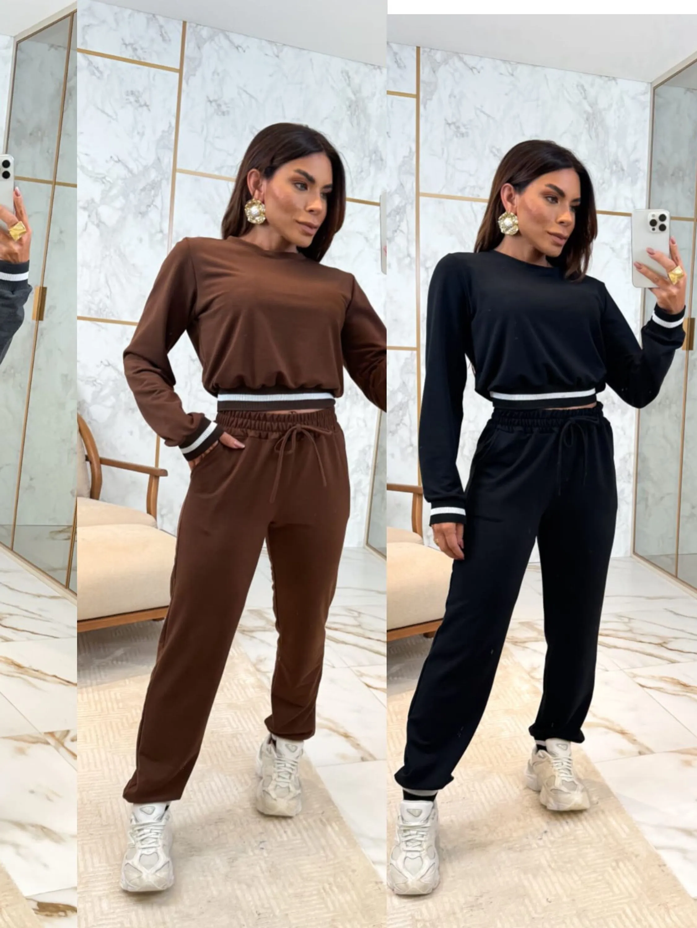 Conjunto manga longa