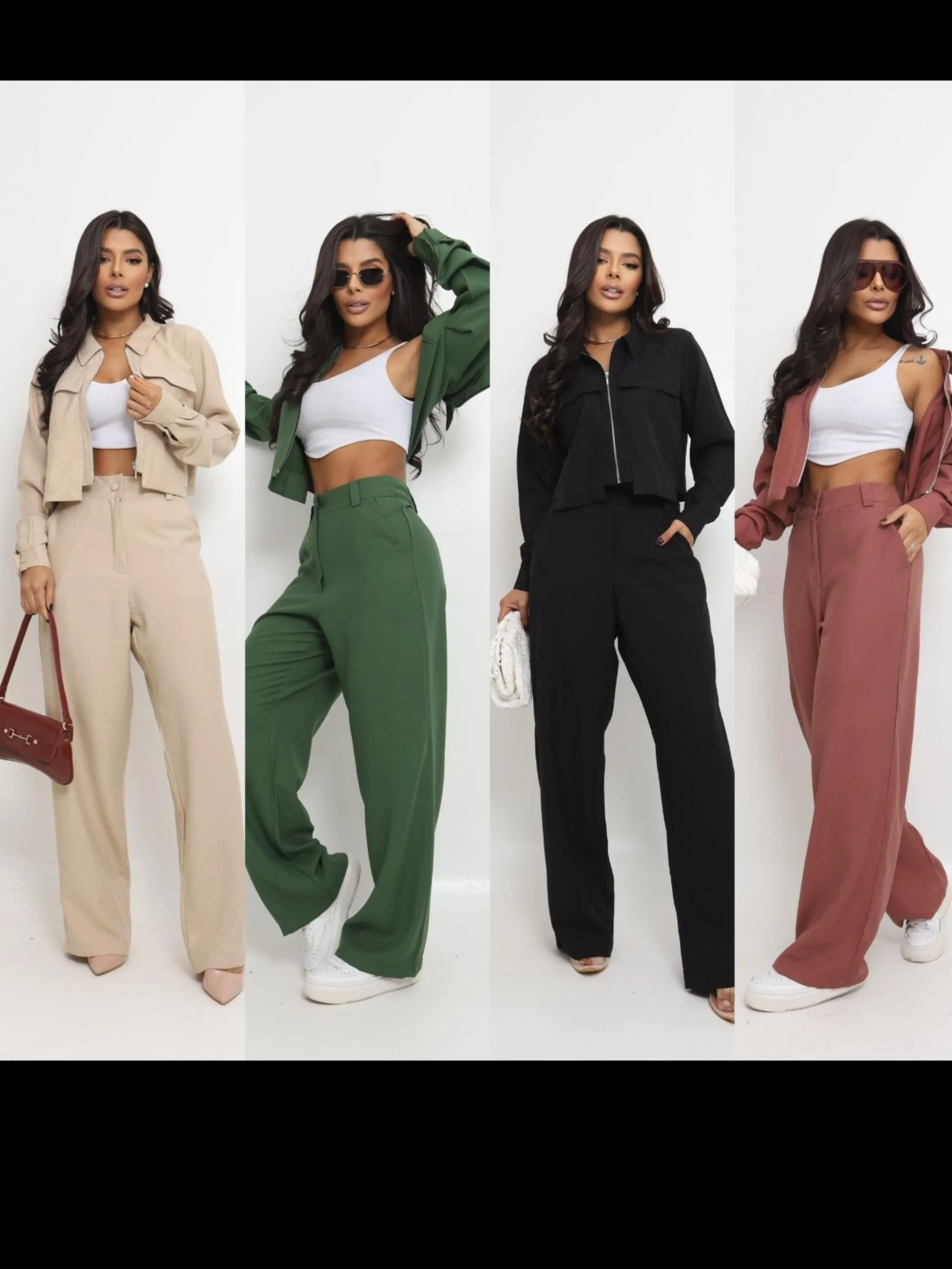 Conjunto calça e jaqueta