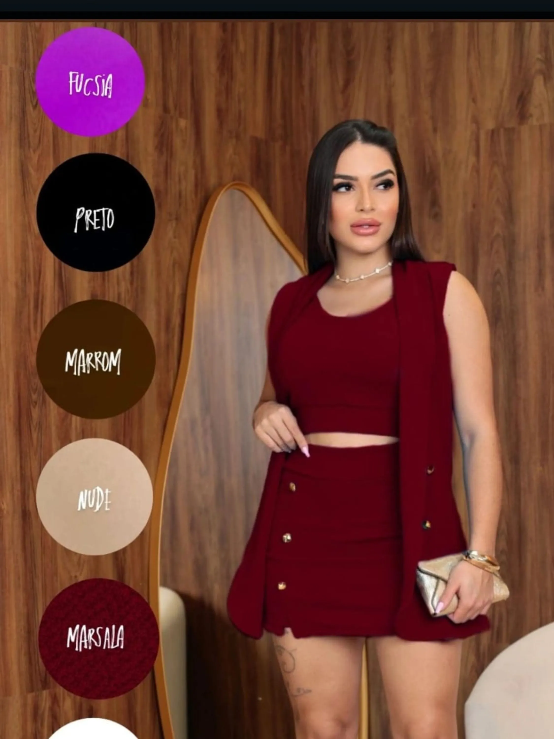 Tri junto conjunto 3 peças