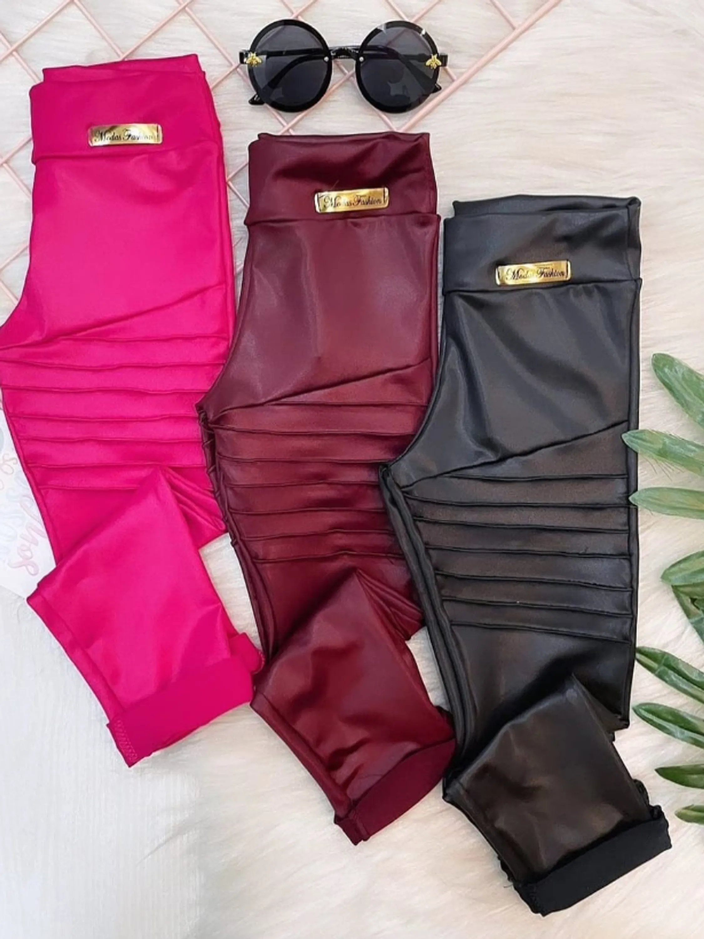 Calça legging infantil e juvenil