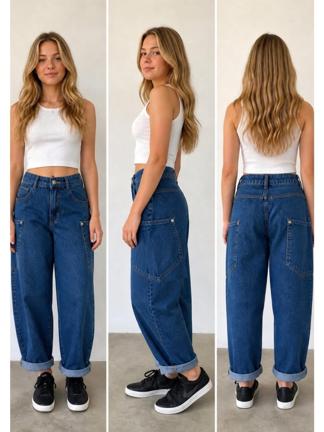 Calça jeans feminina juvenil