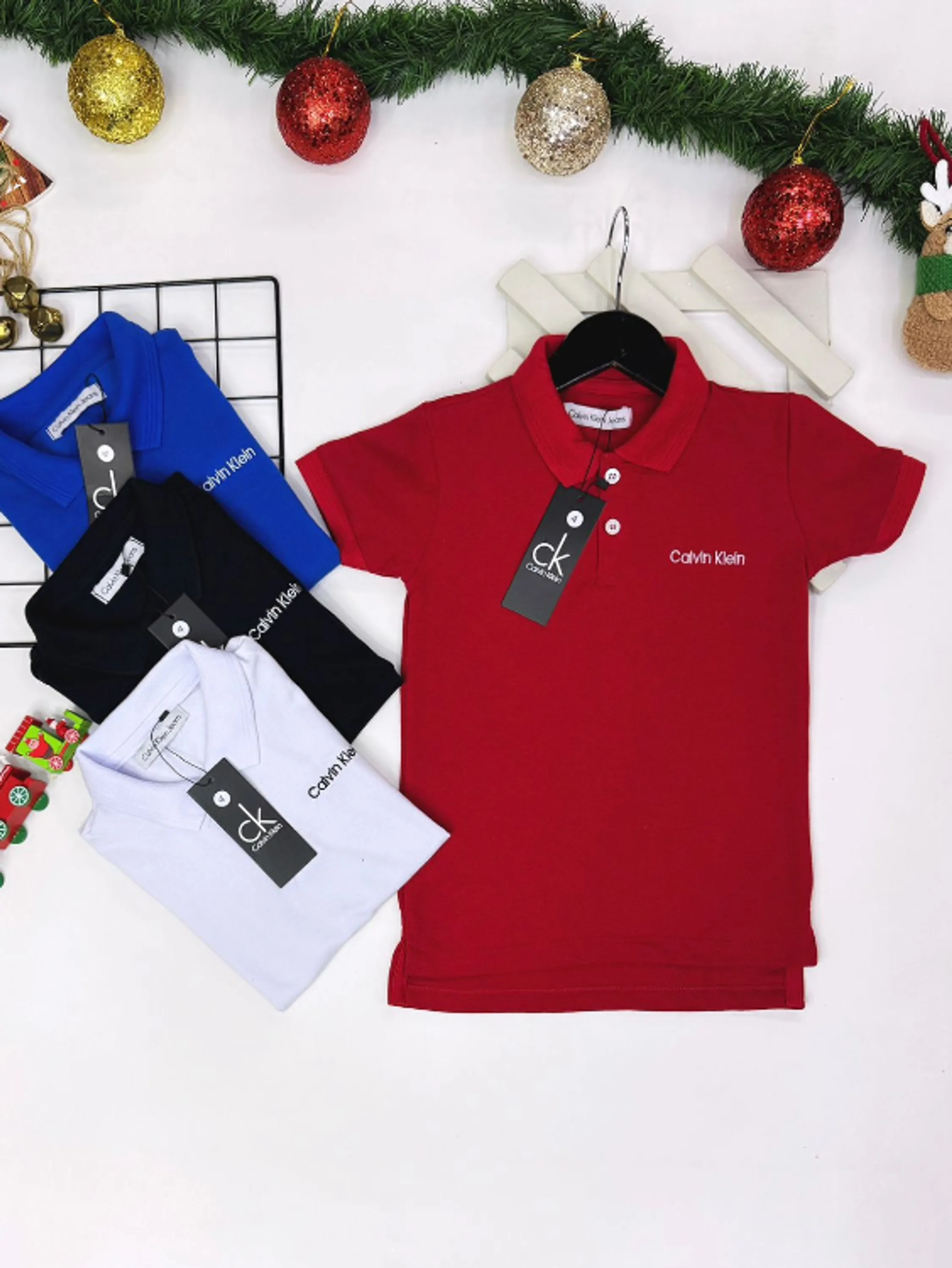 Camisa polo masculina infantil e juvenil 1 linha