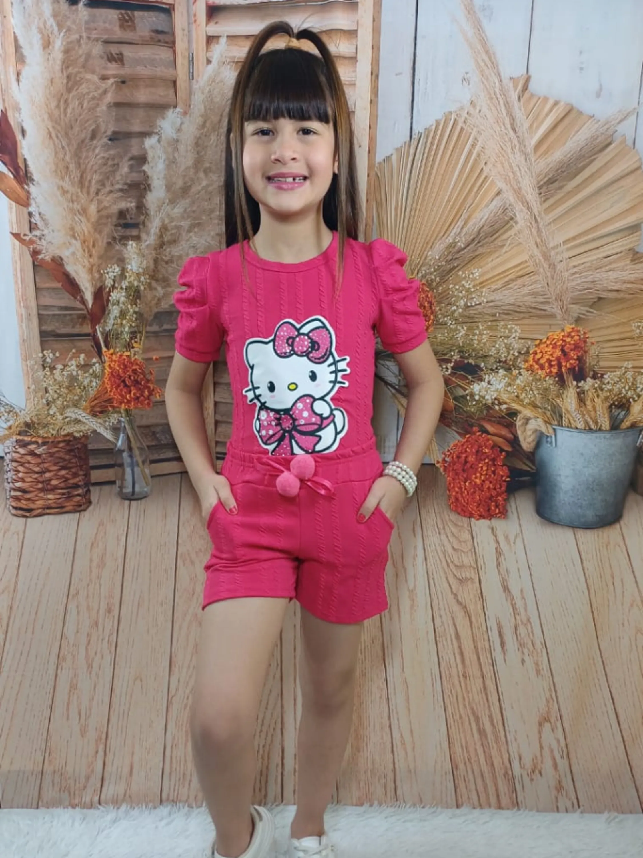 Conjunto infantil manga princesa (11)