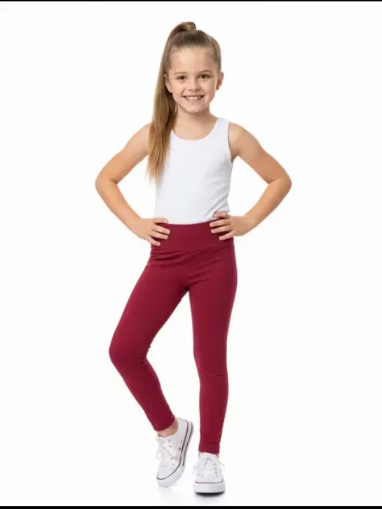 Calça legging flanelada juvenil na promoção