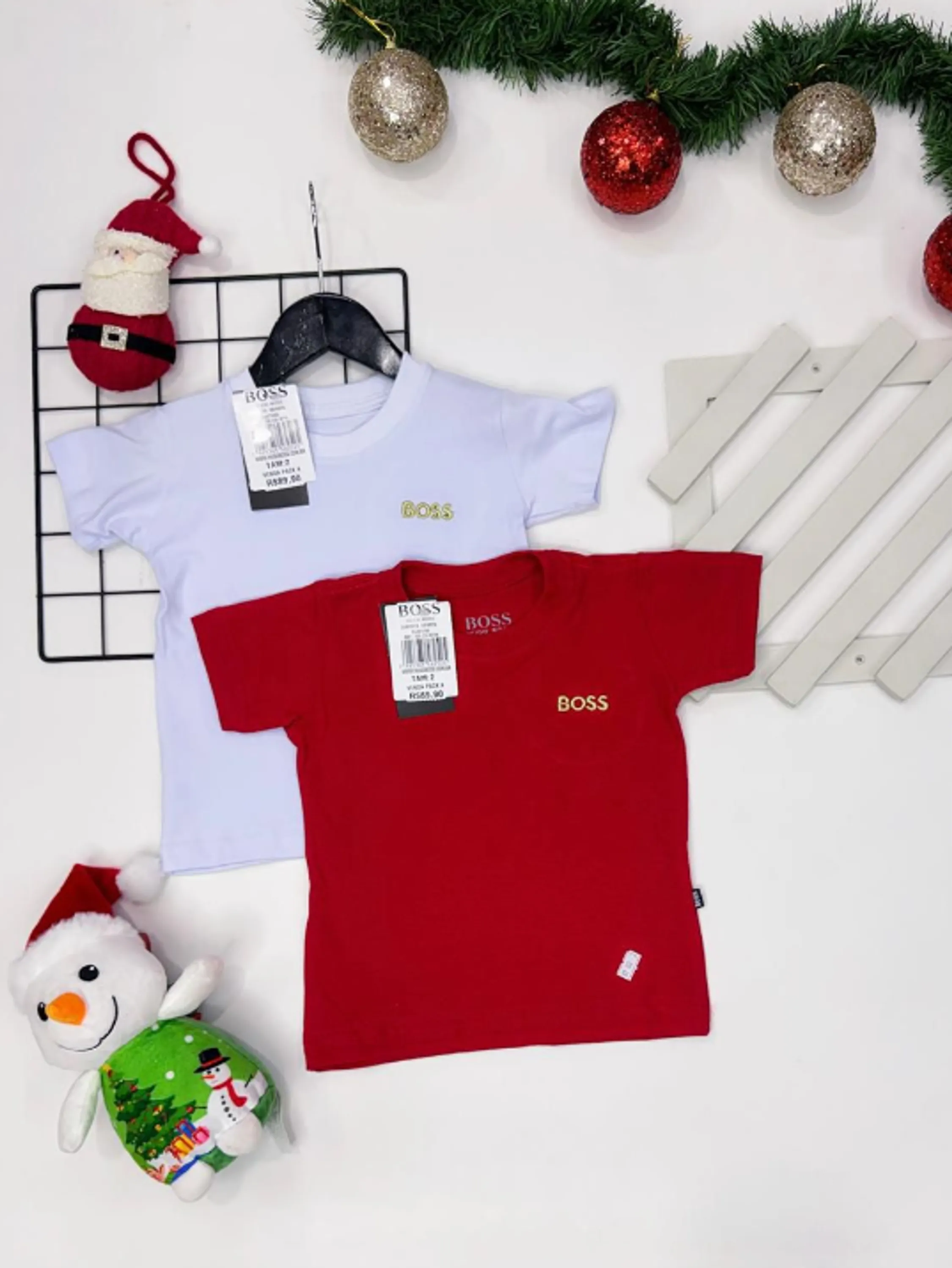 Camiseta masculina infantil e juvenil 1 linha