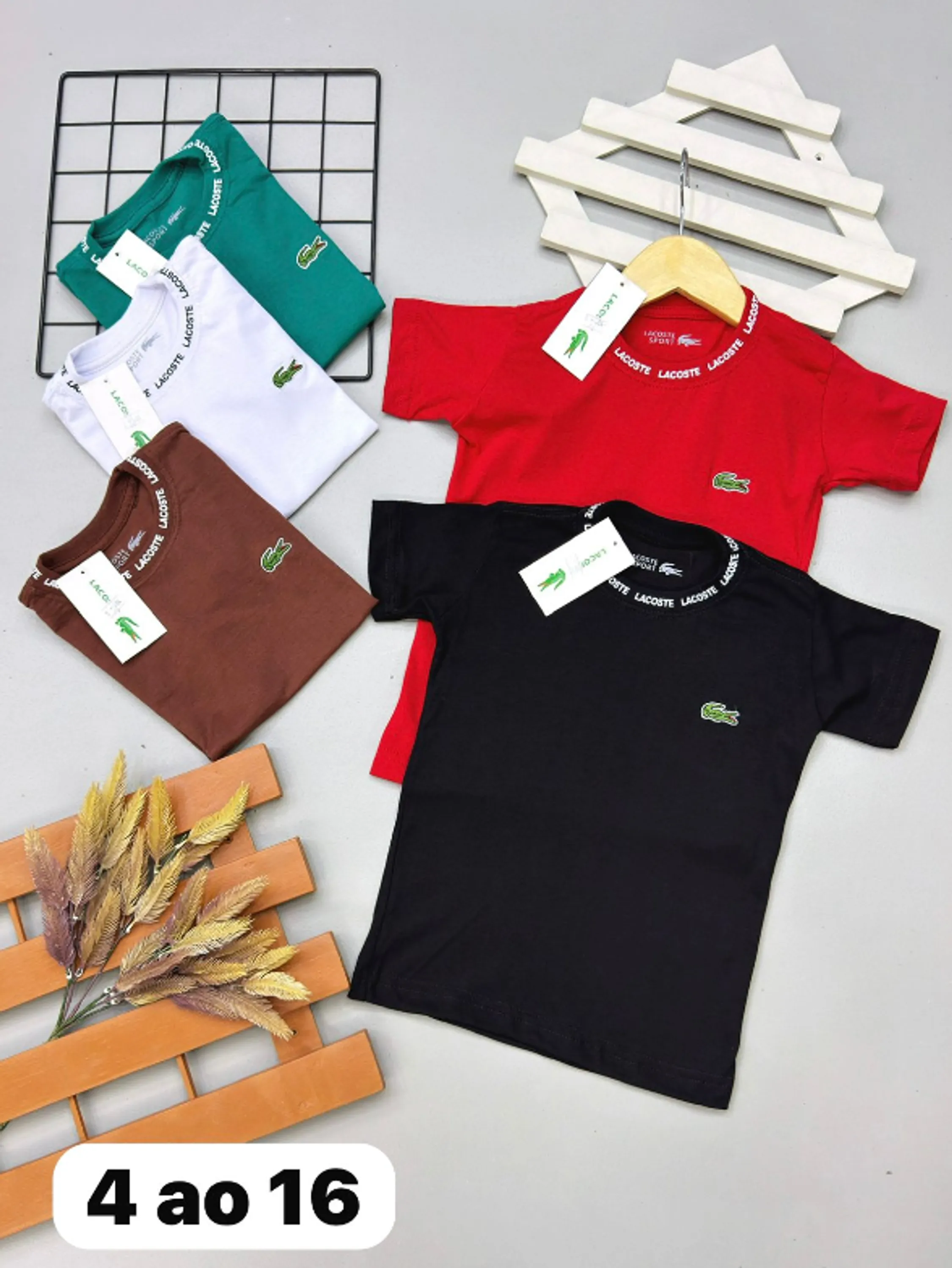 Camiseta masculina infantil e juvenil 1 linha