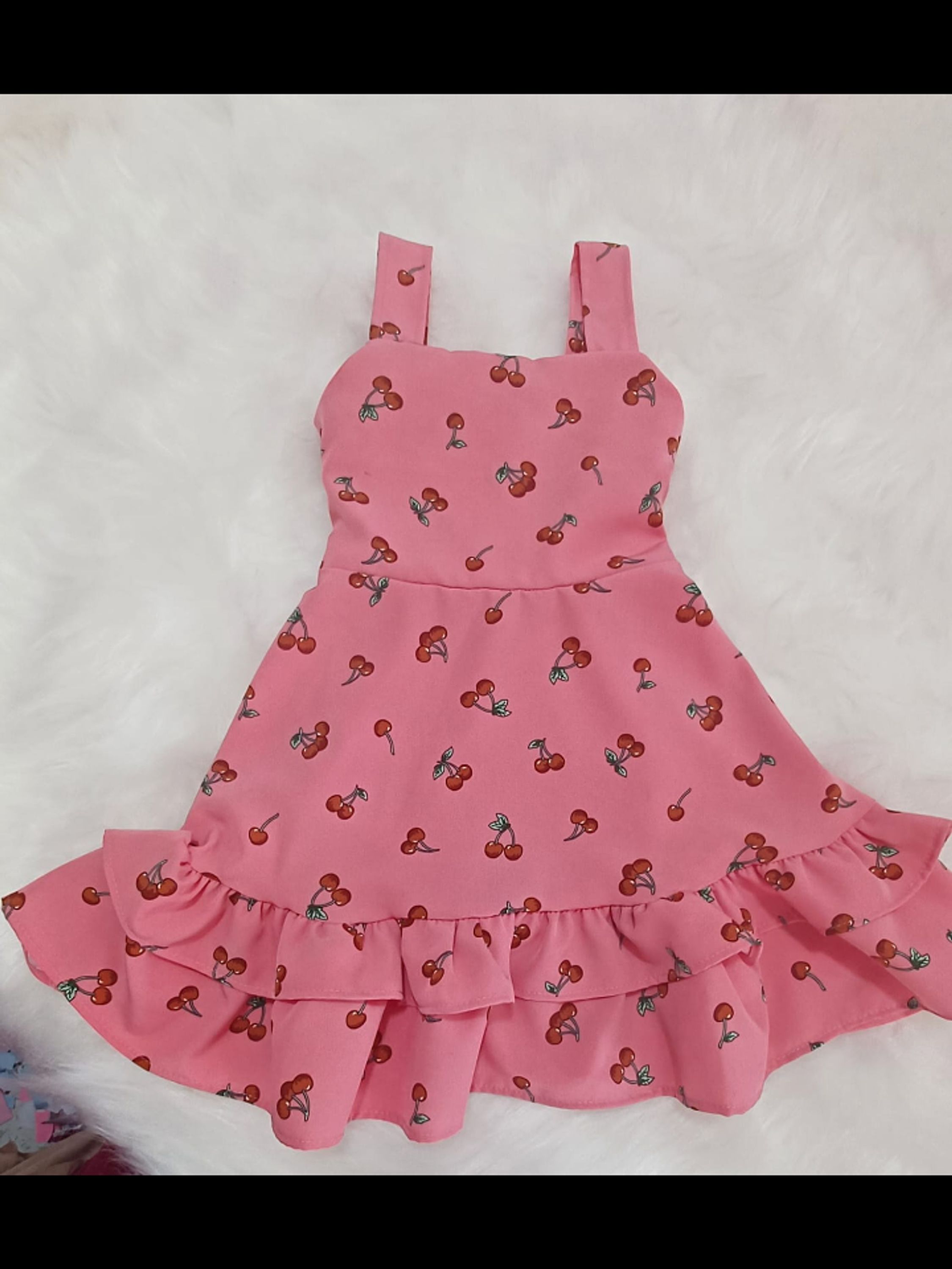 Vestido infantil rodado estampas sortidas