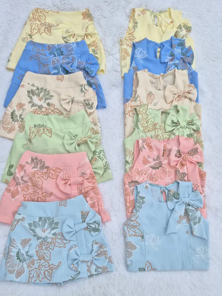 Conjunto infantil estampado (azul)