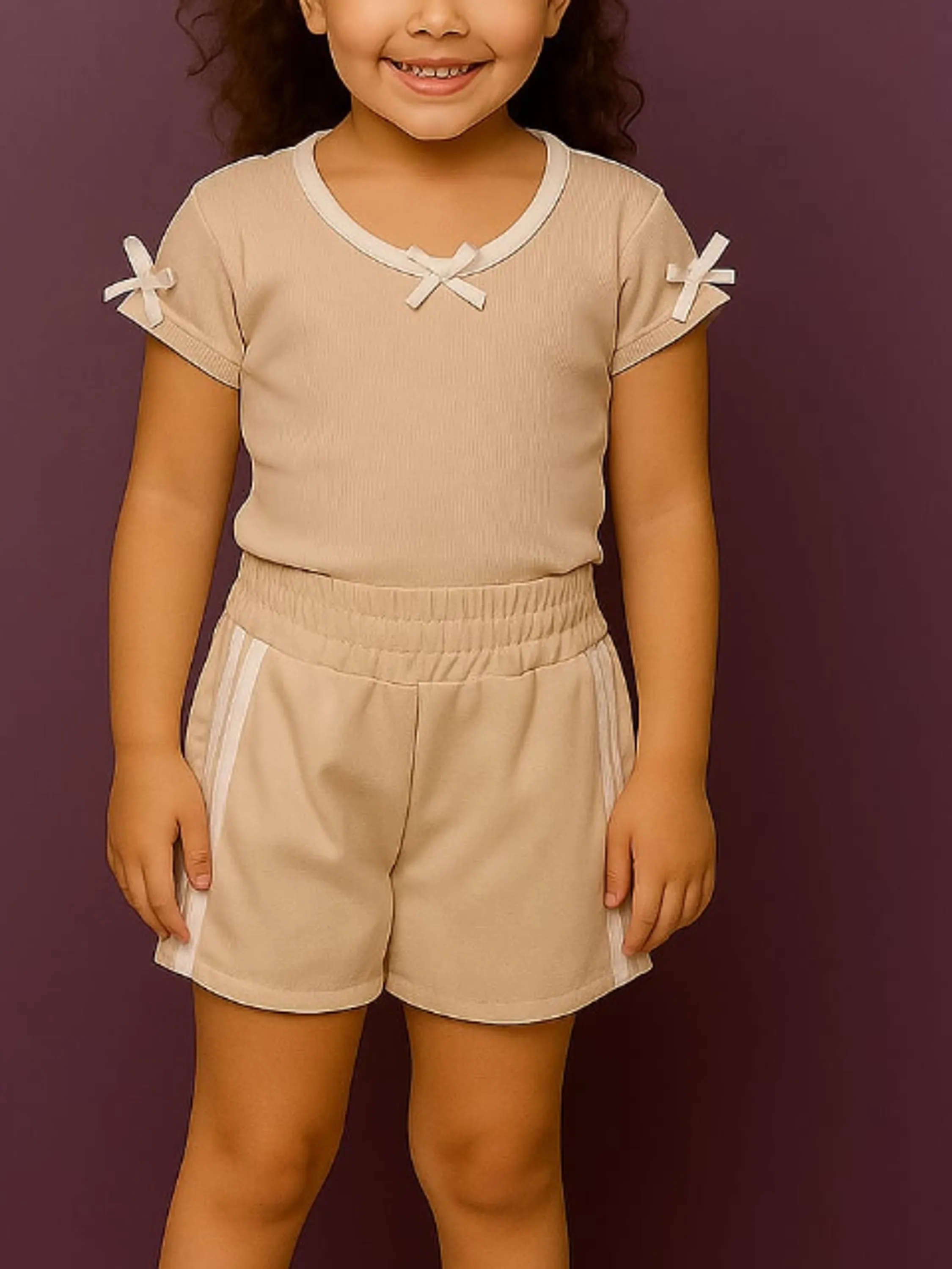 Shorts infantil e juvenil com listra (07)