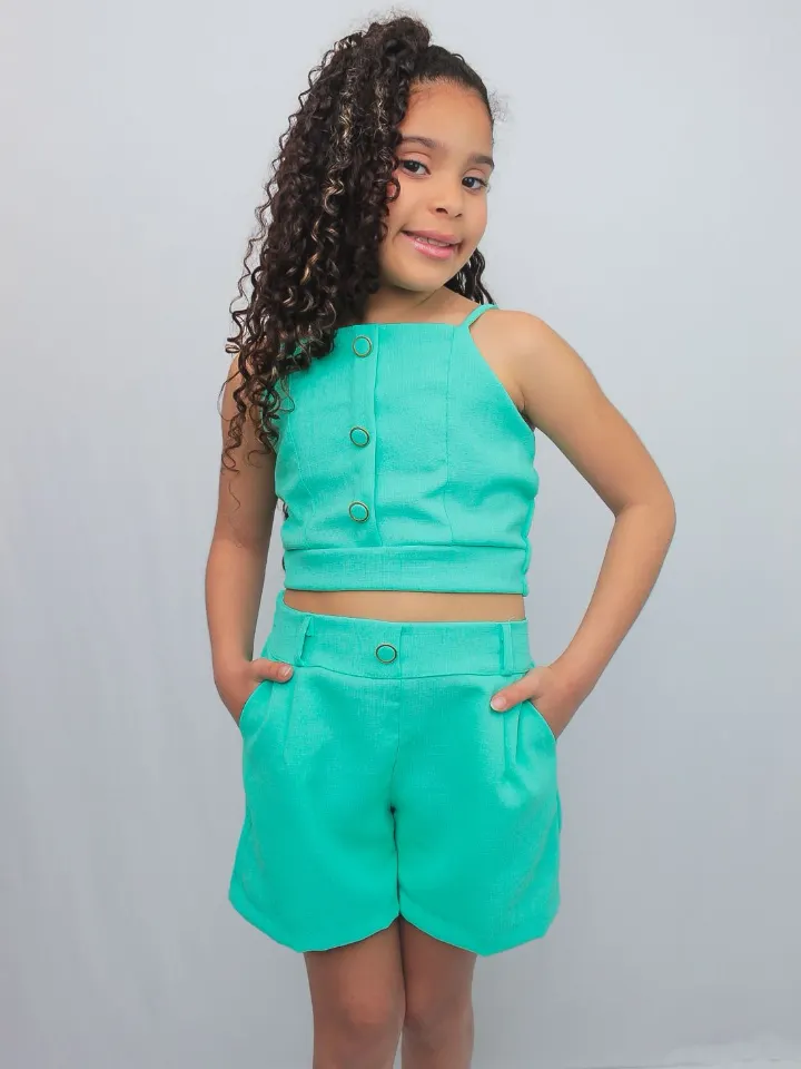 Conjunto infantil shorts e cropped (23)