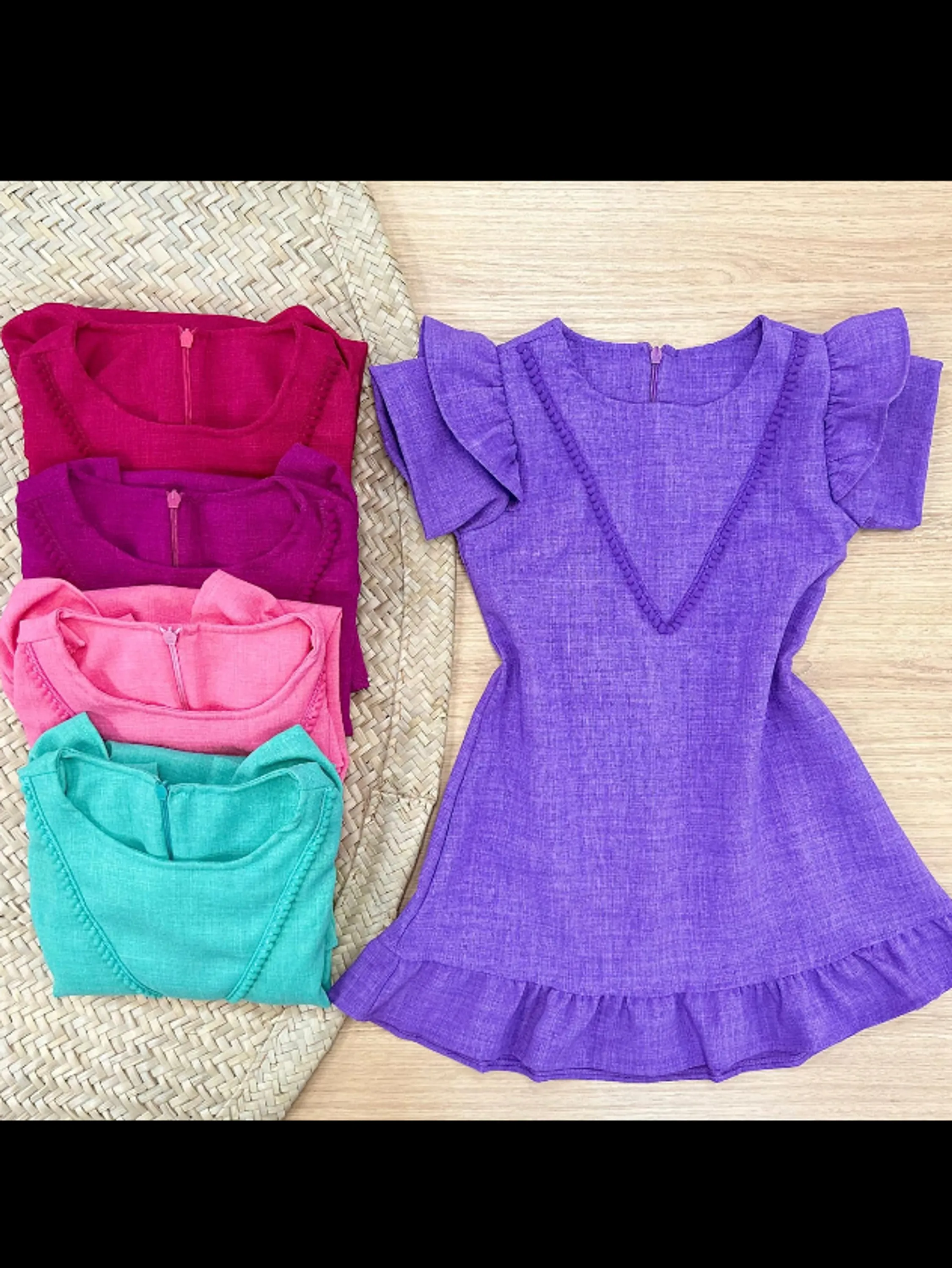 Vestido bolinha infantil