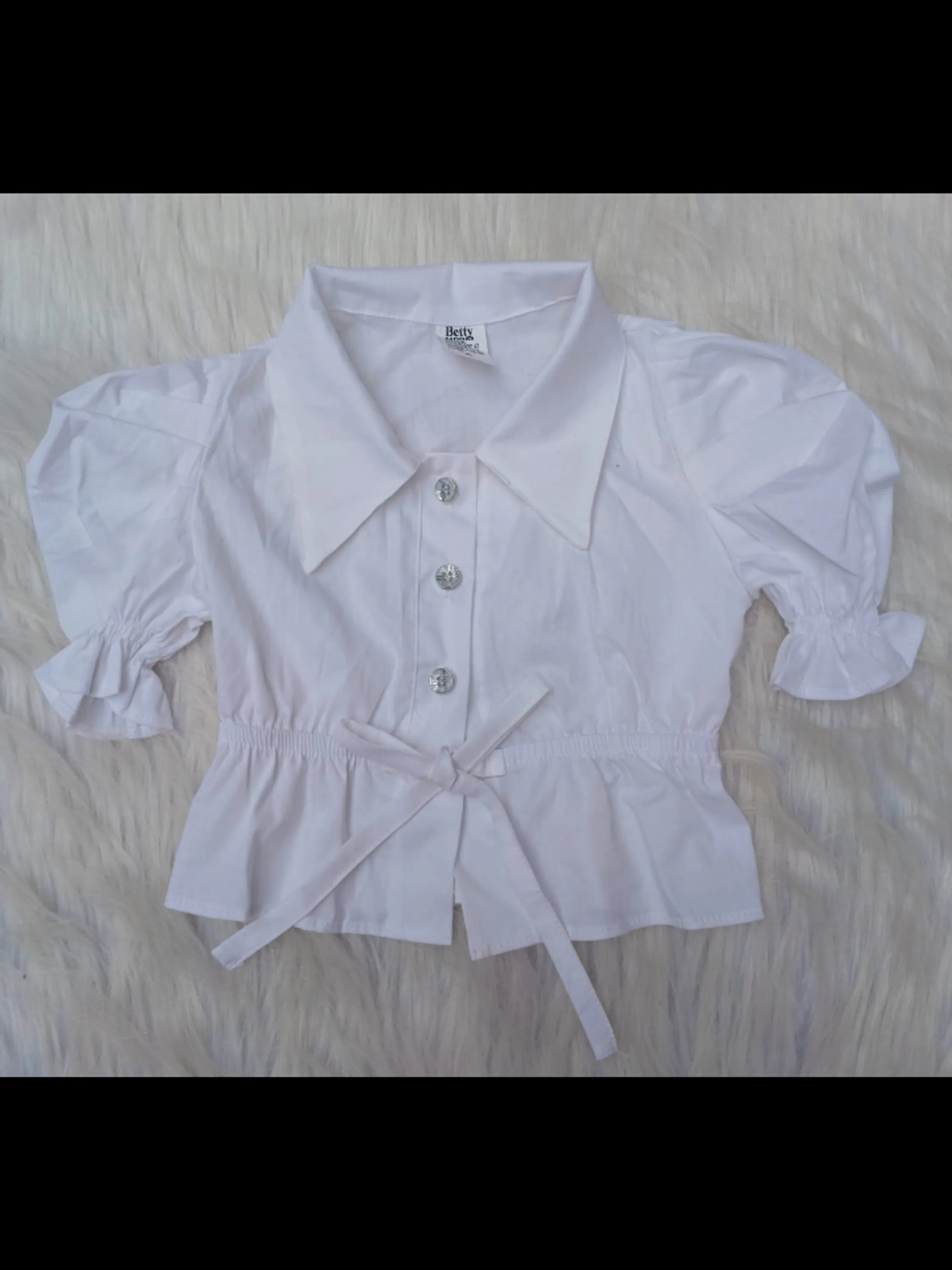 Camisa cropped infantil